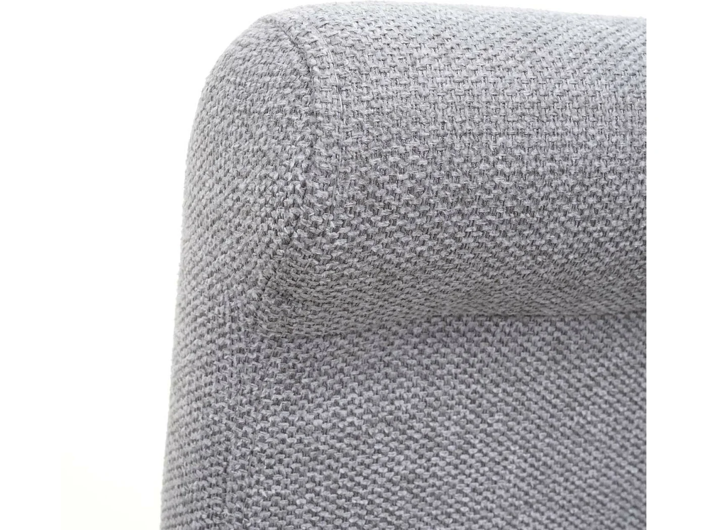 Taburete de bar MCW-C33,  gris claro, patas claras, tela/textil