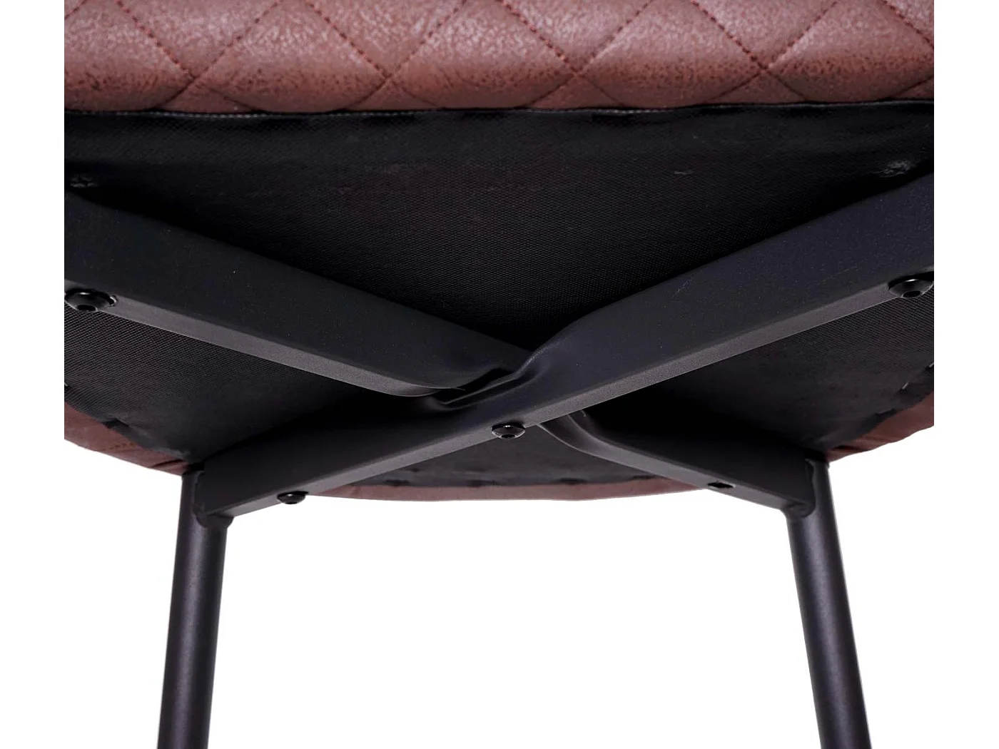 Barkruk MCW-H79,  stof/textiel bruin