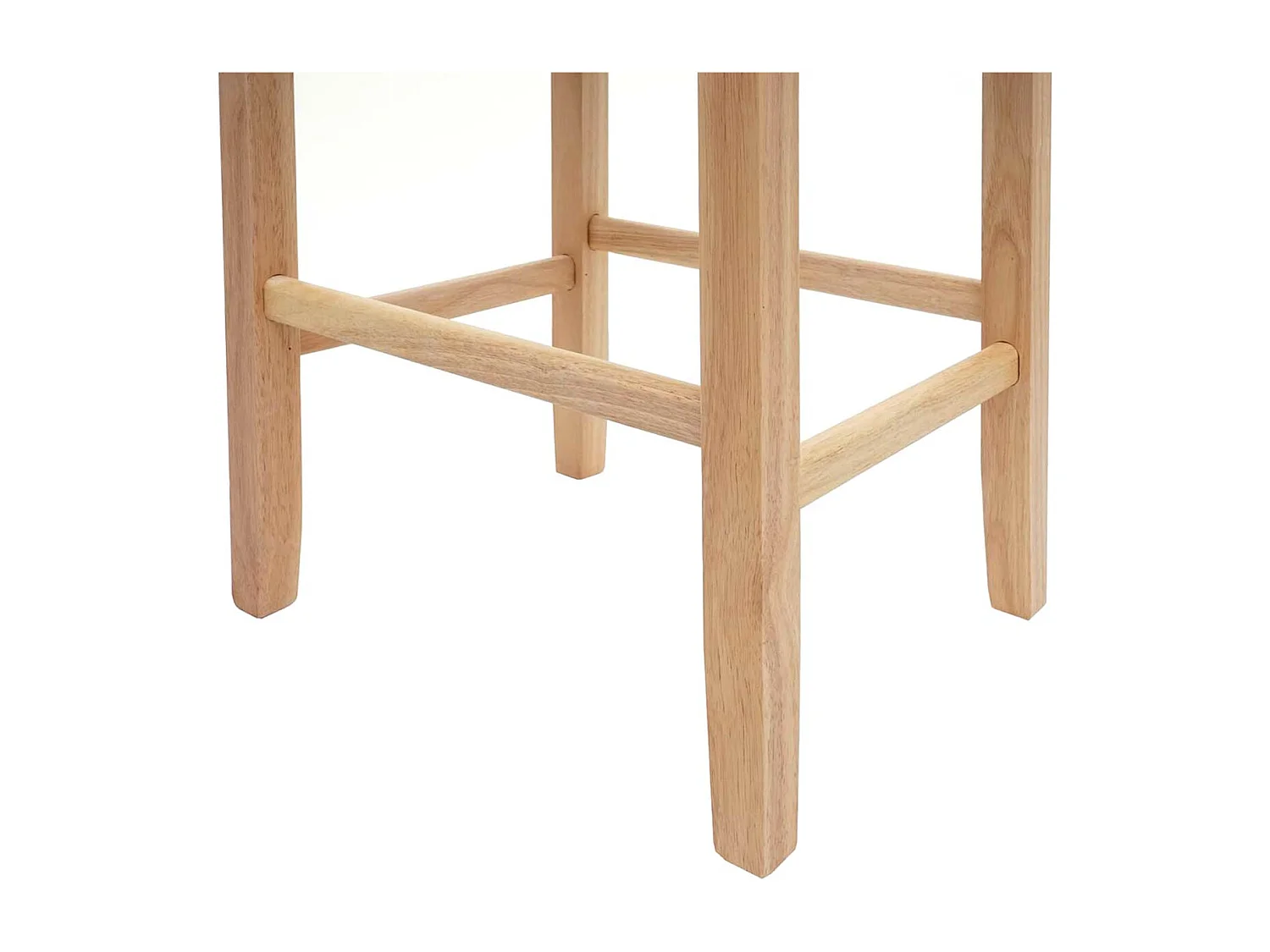 Tabouret de bar MCW-C33,  gris foncé, pieds clairs, tissu/textile