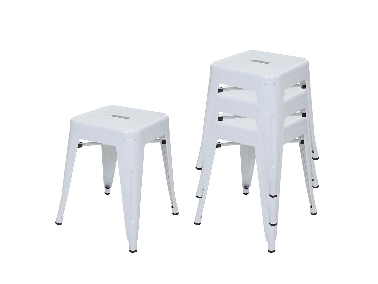 Banco MCW-A73 (conjunto de 4),  branco