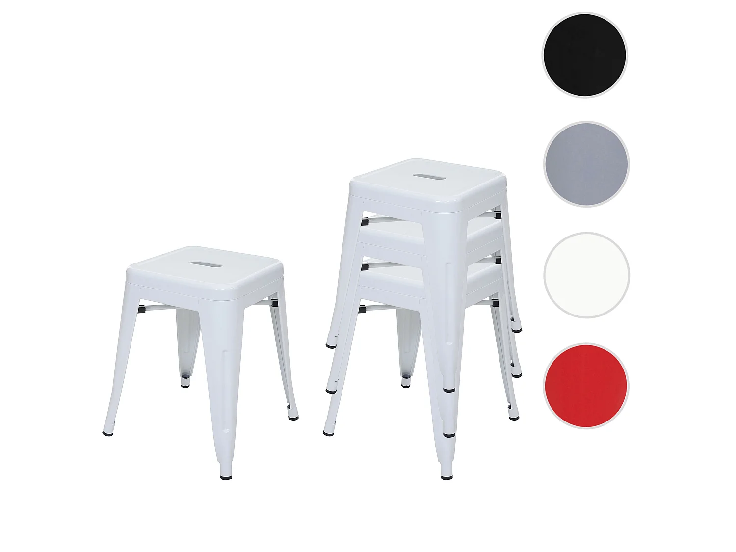 Kruk MCW-A73 (set van 4),  wit