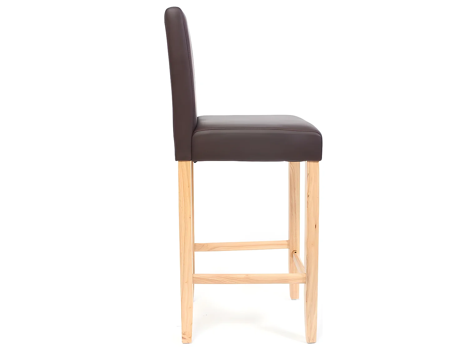 Barkruk Cesena (set van 2),  bruin, lichtgekleurde poten