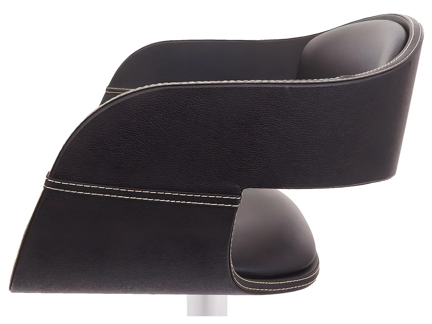 Tabouret de bar MCW-A47b,  noir