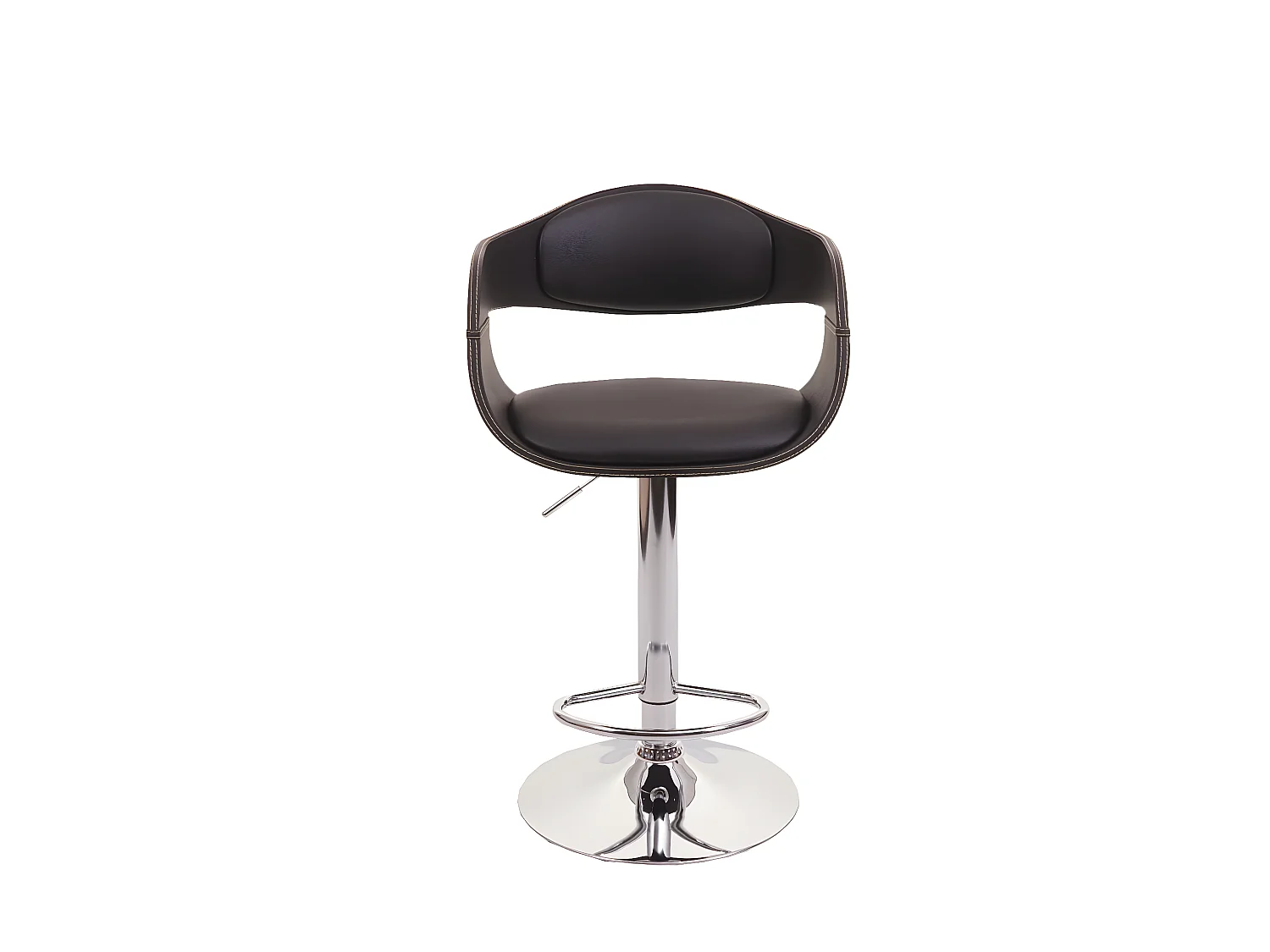 Tabouret de bar MCW-A47b,  noir