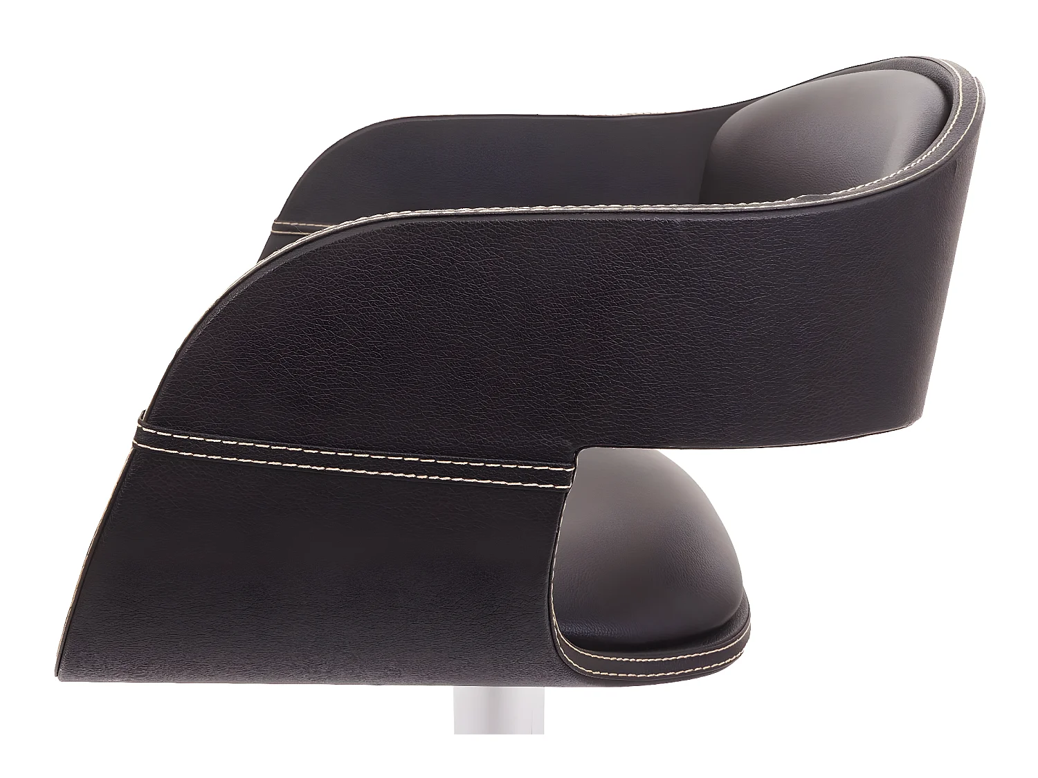 Tabouret de bar MCW-A47b,  noir