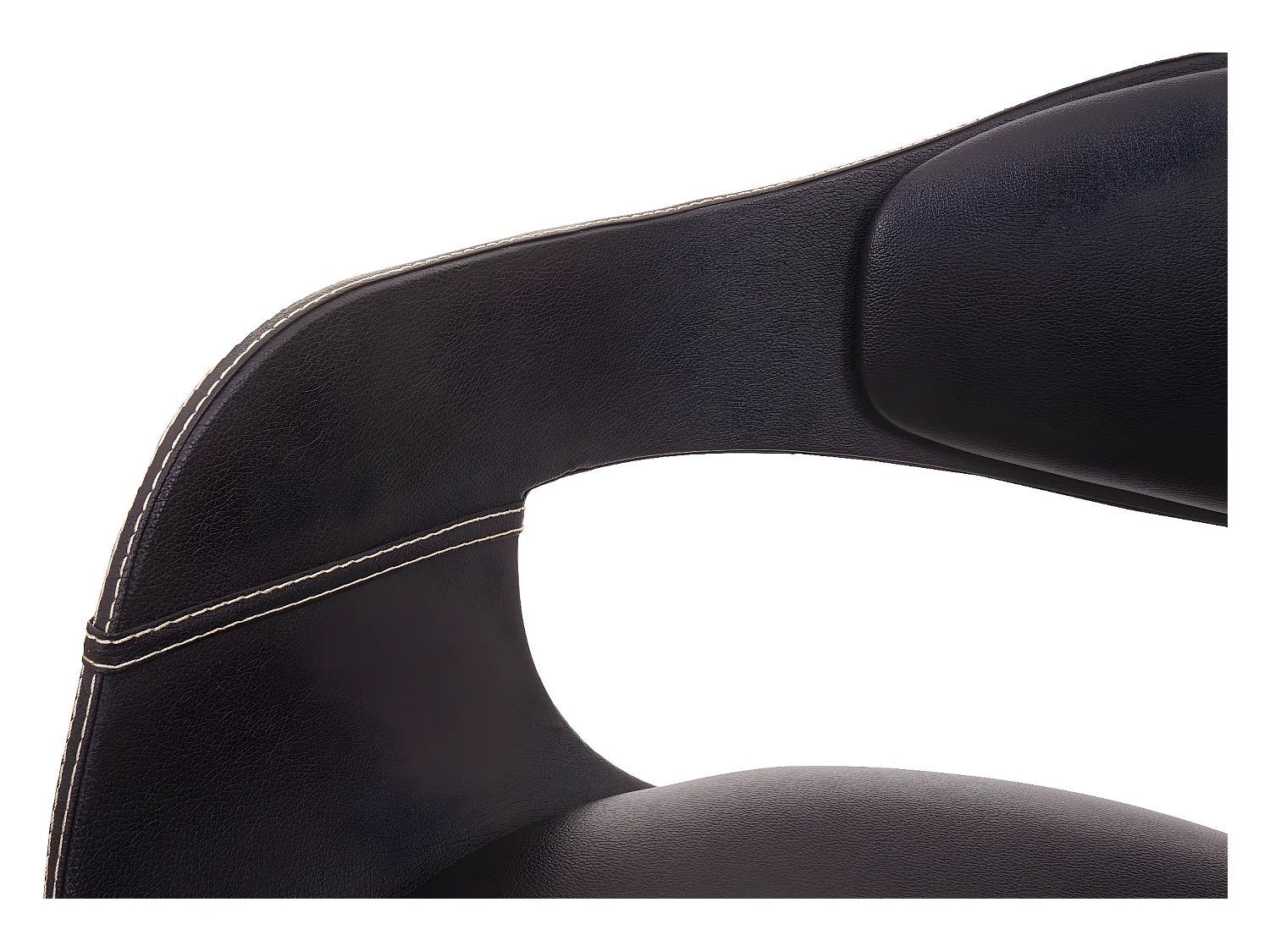 Tabouret de bar MCW-A47b,  noir