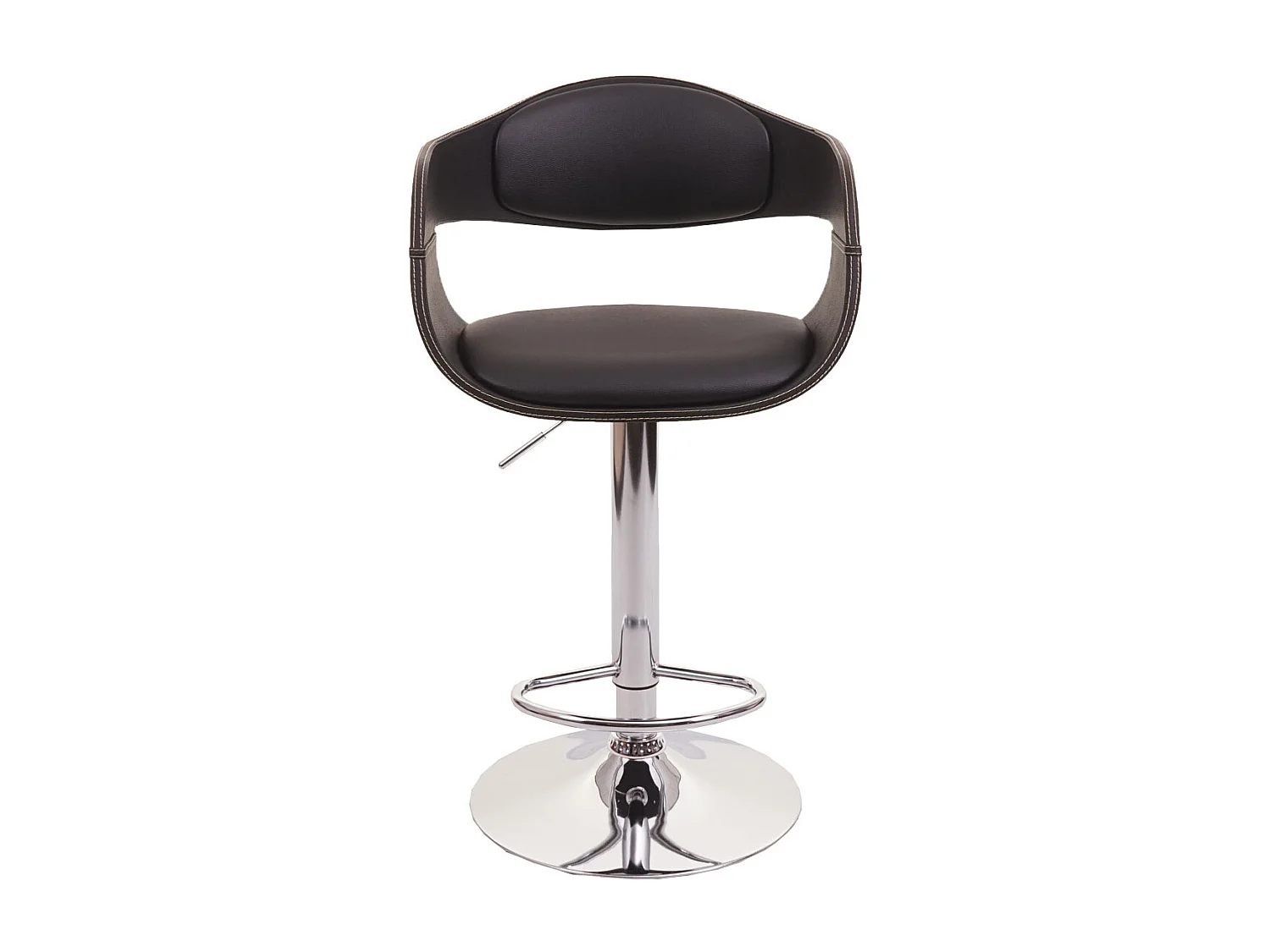 Stołek barowy MCW-A47b,  czarny