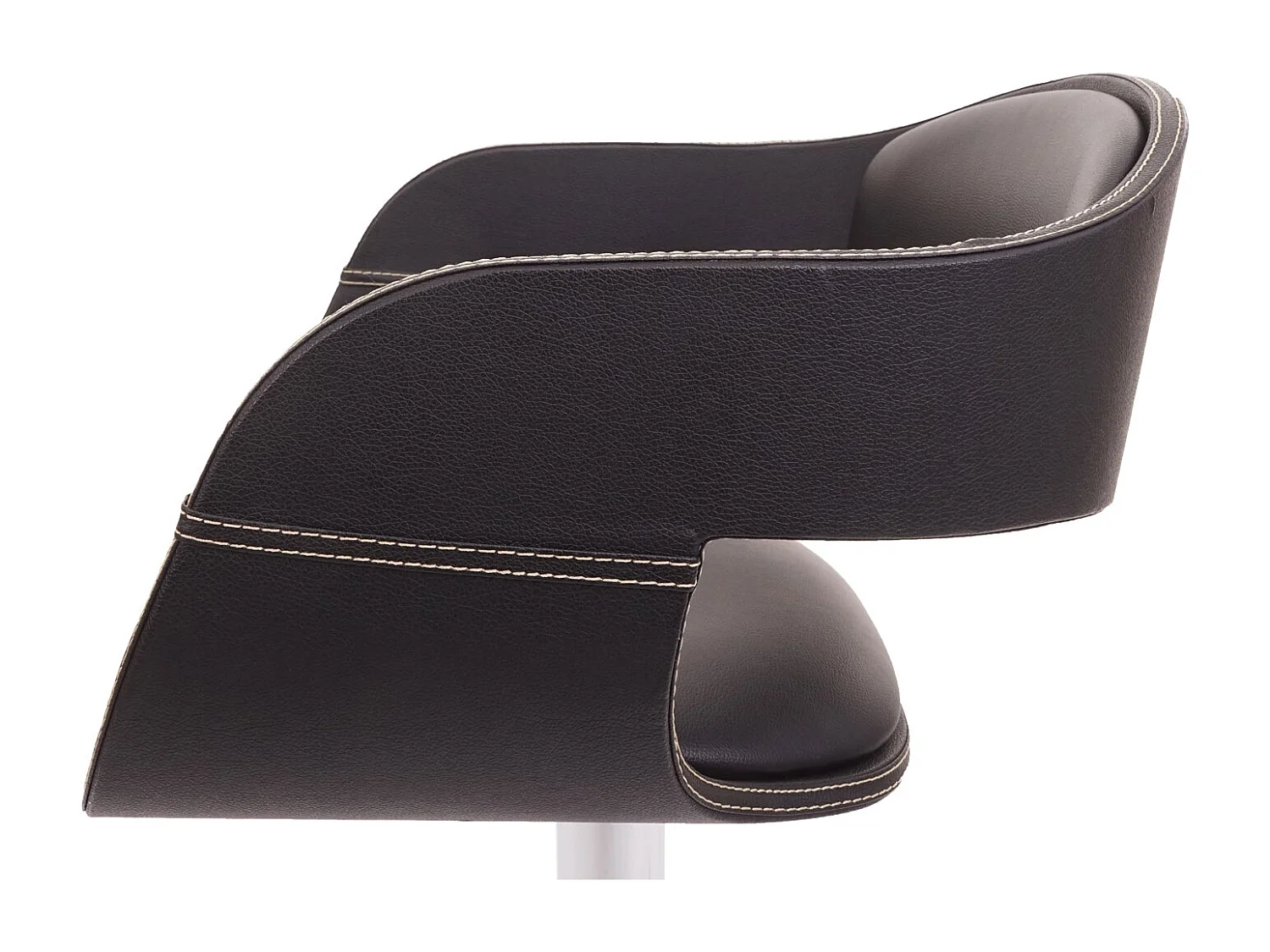 Stołek barowy MCW-A47b,  czarny