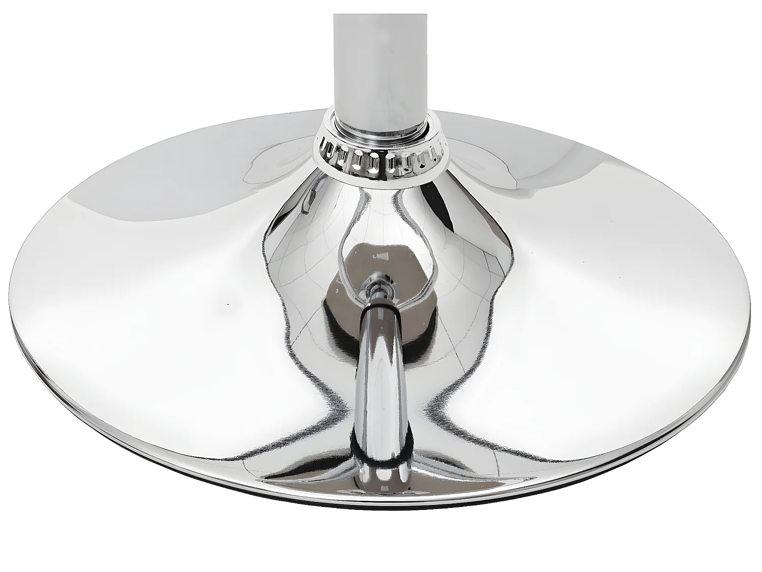 Barkruk Arklow,  walnoot look, kunstleer zwart