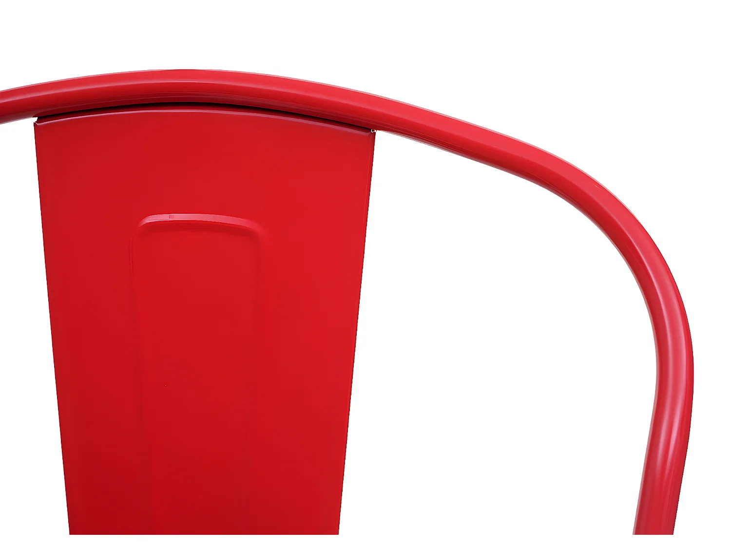 Barkruk MCW-A73 incl. houten zitting,  rood