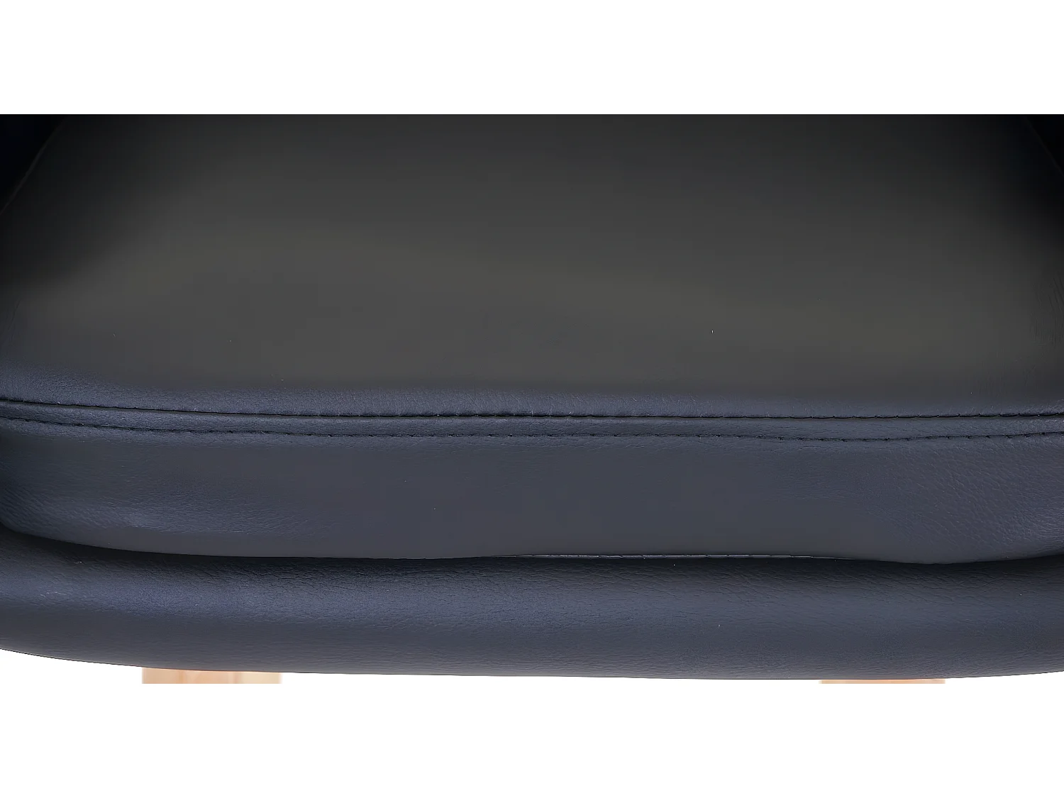 Barhocker Vaasa T381, Kunstleder, schwarz