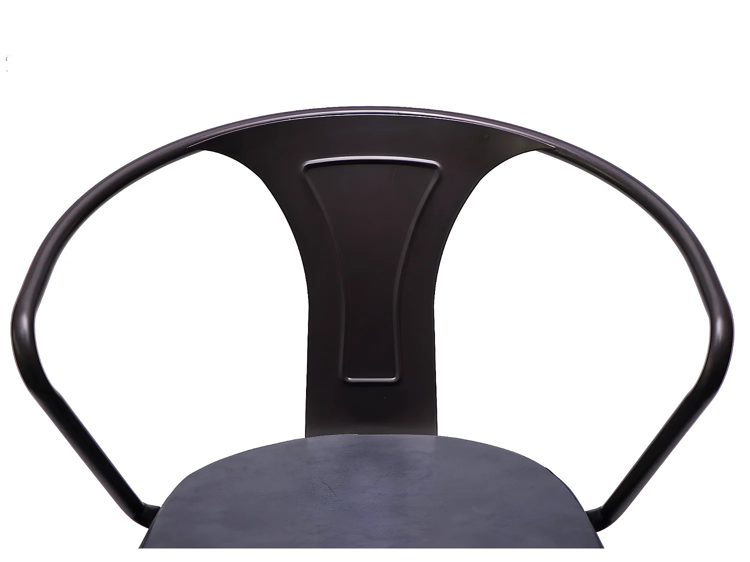 Tabouret de bar MCW-H10b (lot de 2),  vintage noir-gris