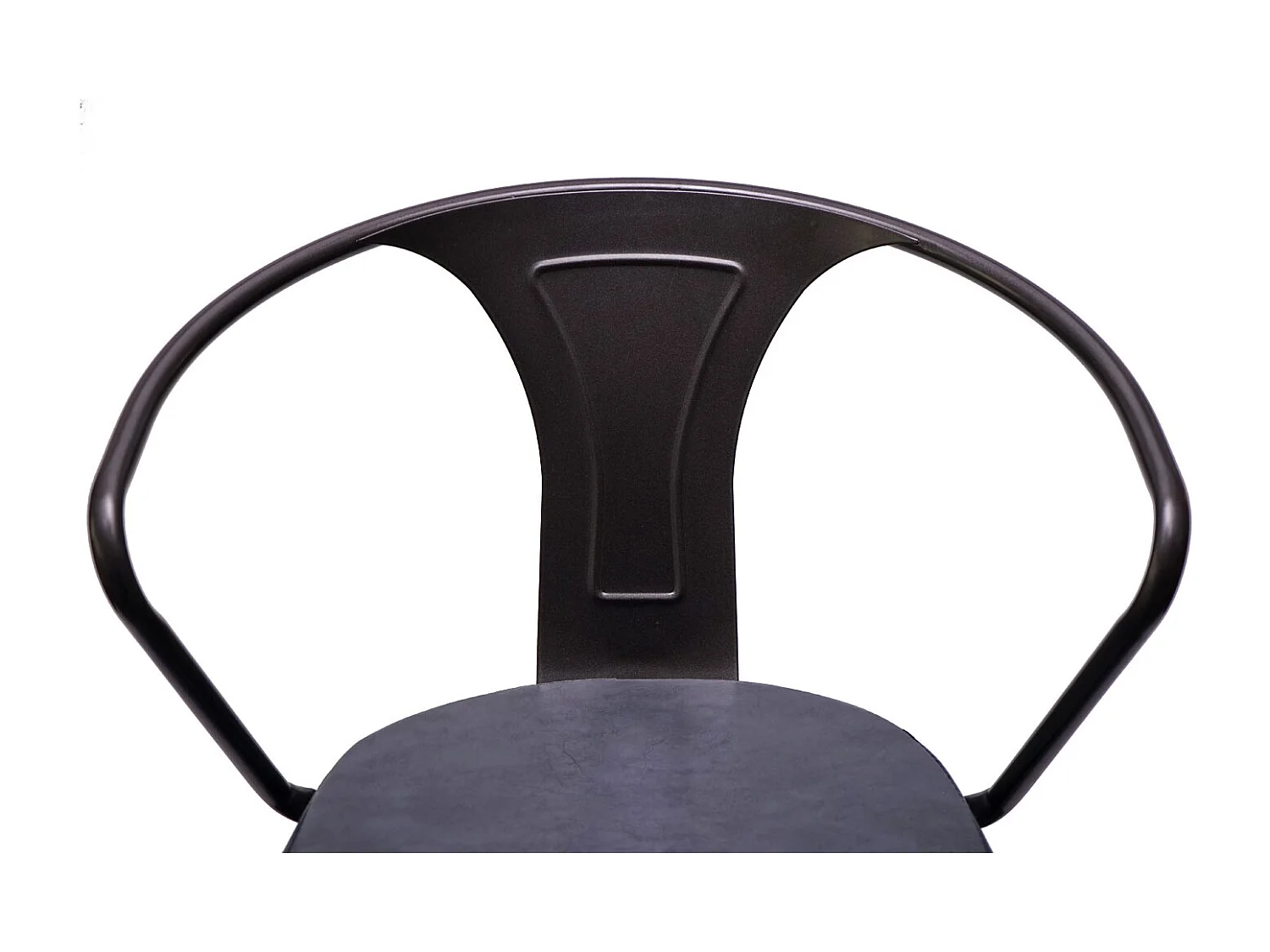 Barkruk MCW-H10b (set van 2),  vintage zwart-grijs