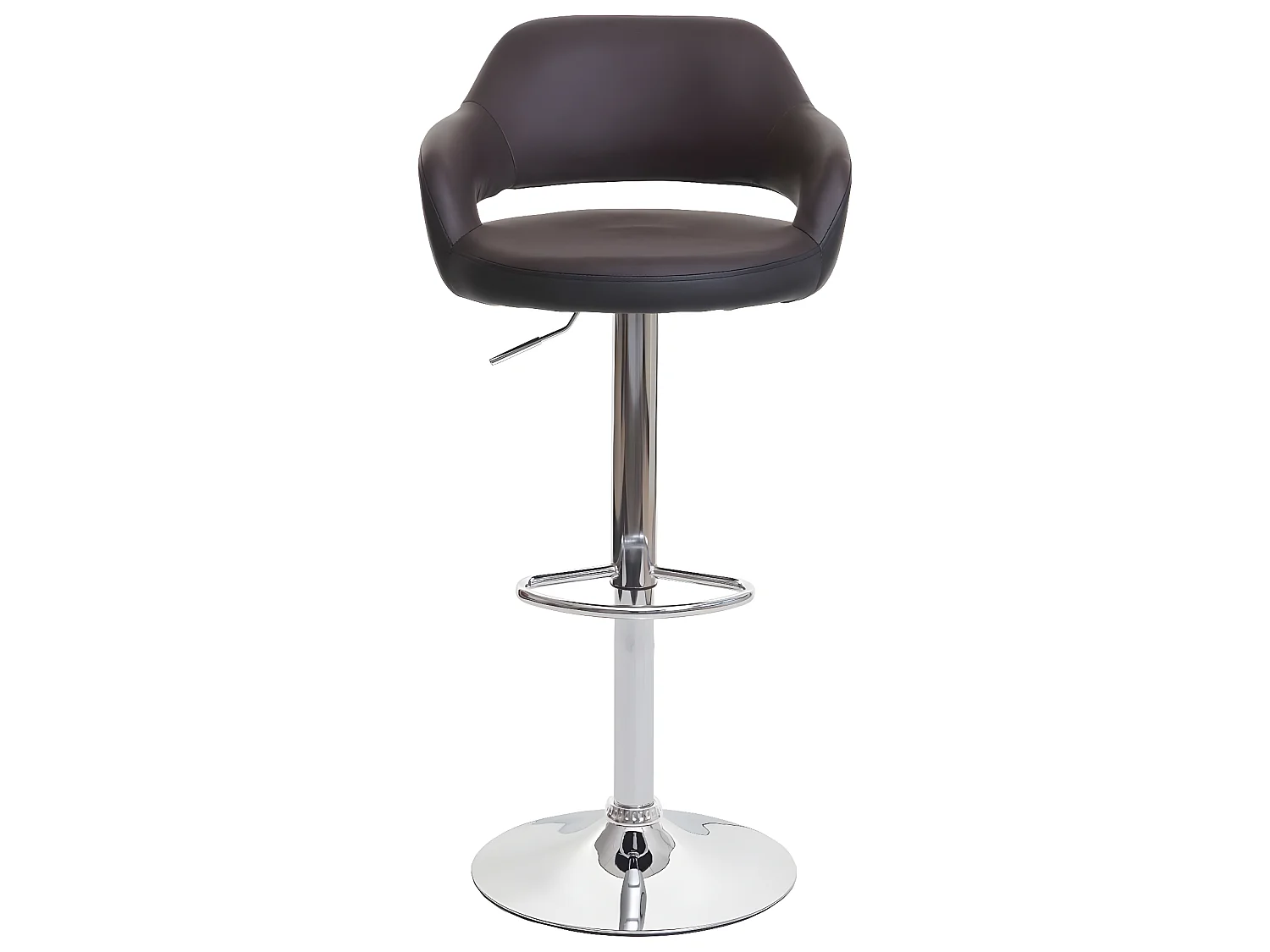 MCW-F16 barkruk (set van 2),  bruin-zwart