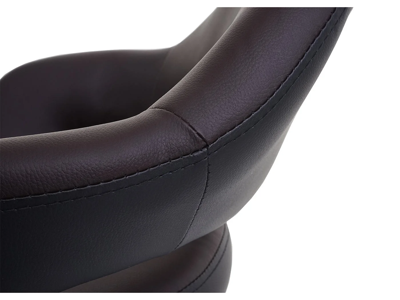 Stołek barowy MCW-F16 (zestaw 2 szt.),  brązowo-czarny