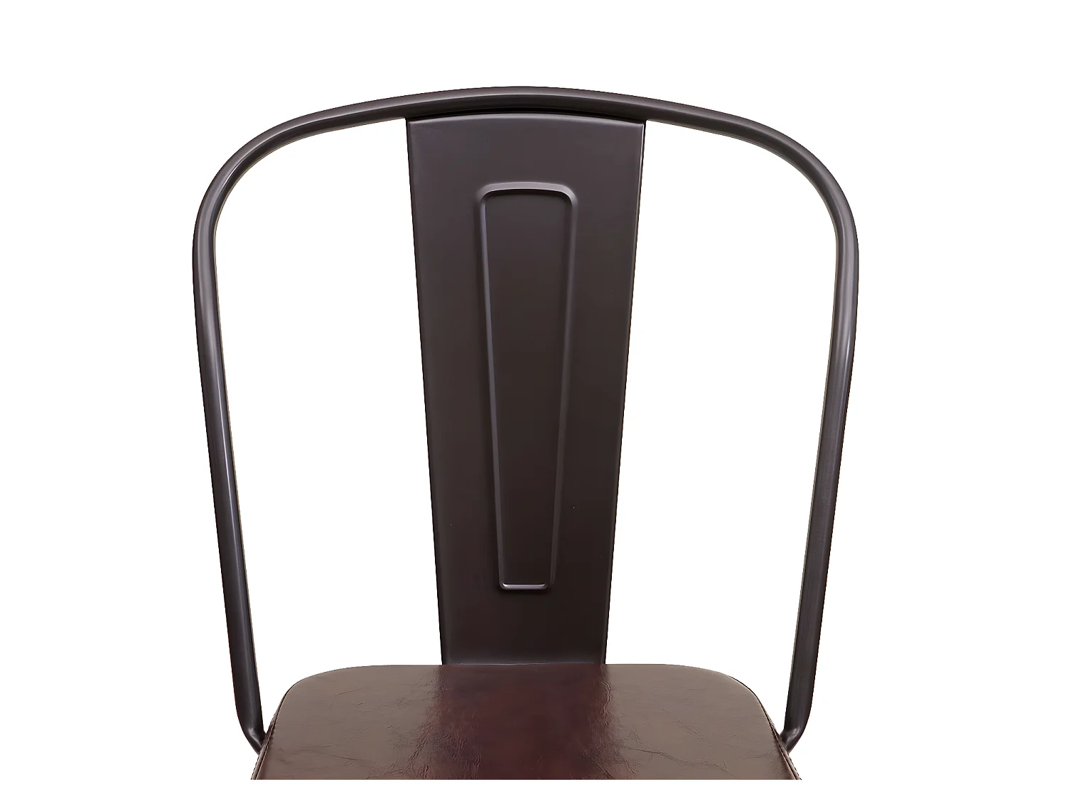 Barkruk MCW-H10c (set van 2),  zwart-bruin