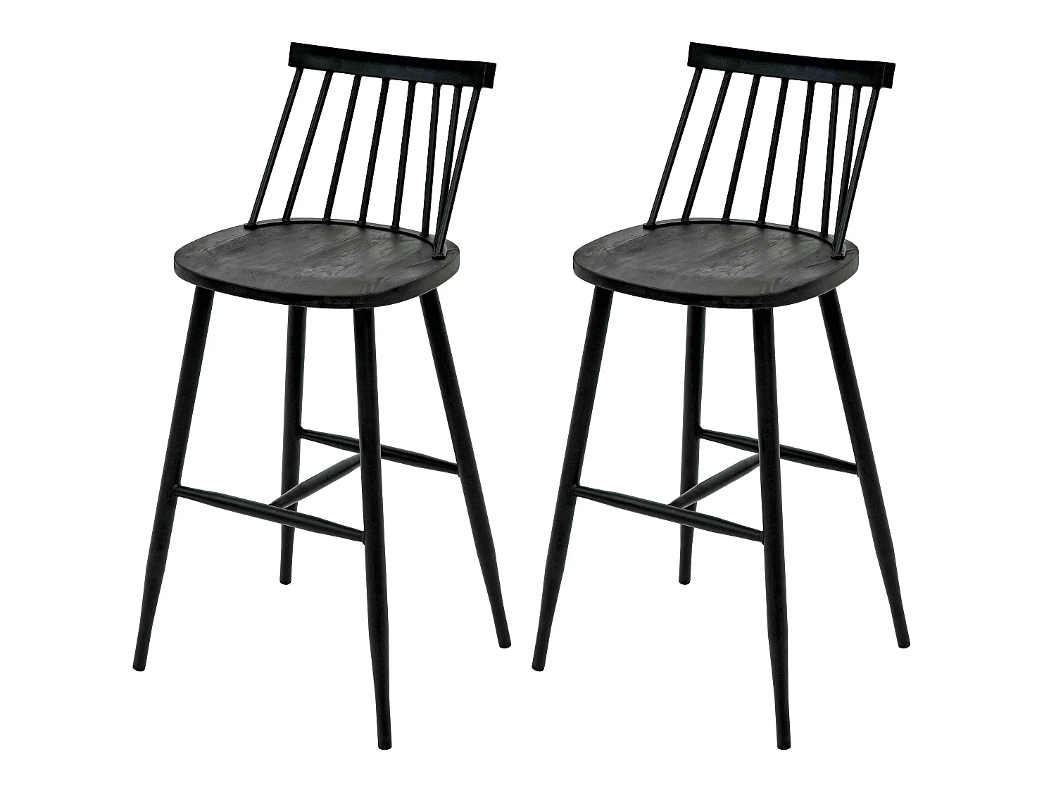 MCW-G69 barkruk (set van 2),  antraciet