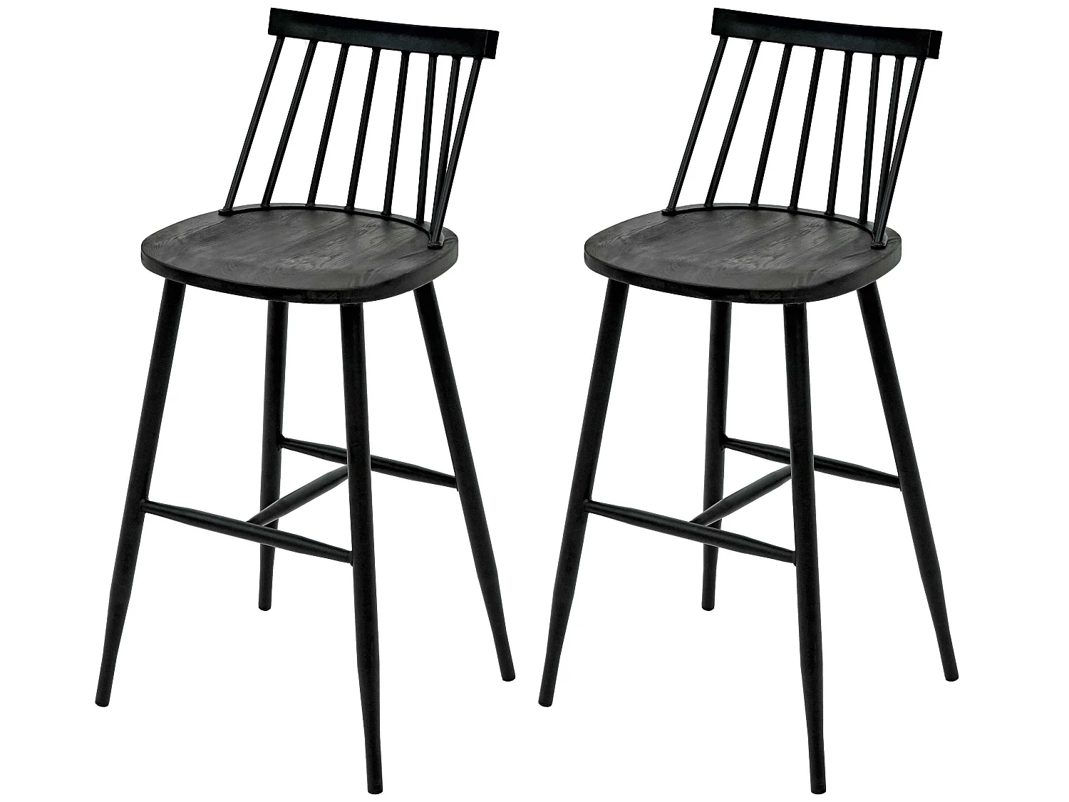 MCW-G69 barkruk (set van 2),  antraciet