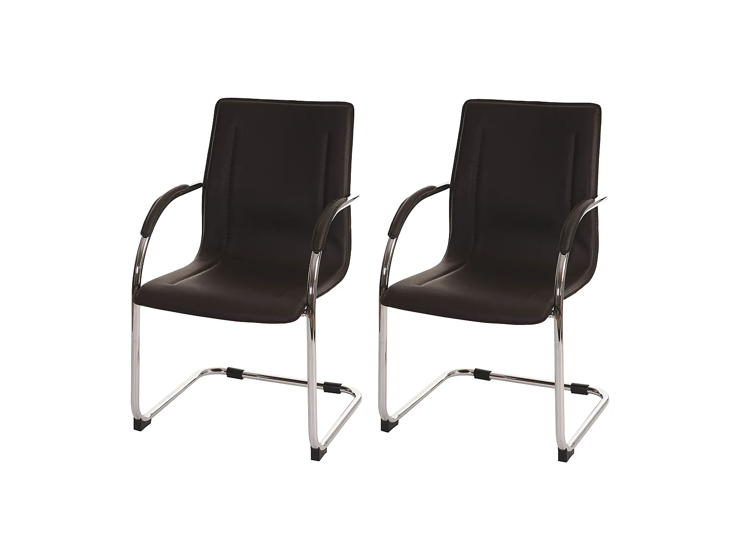 Chaise de salle à manger Perm (lot de 2),  brun