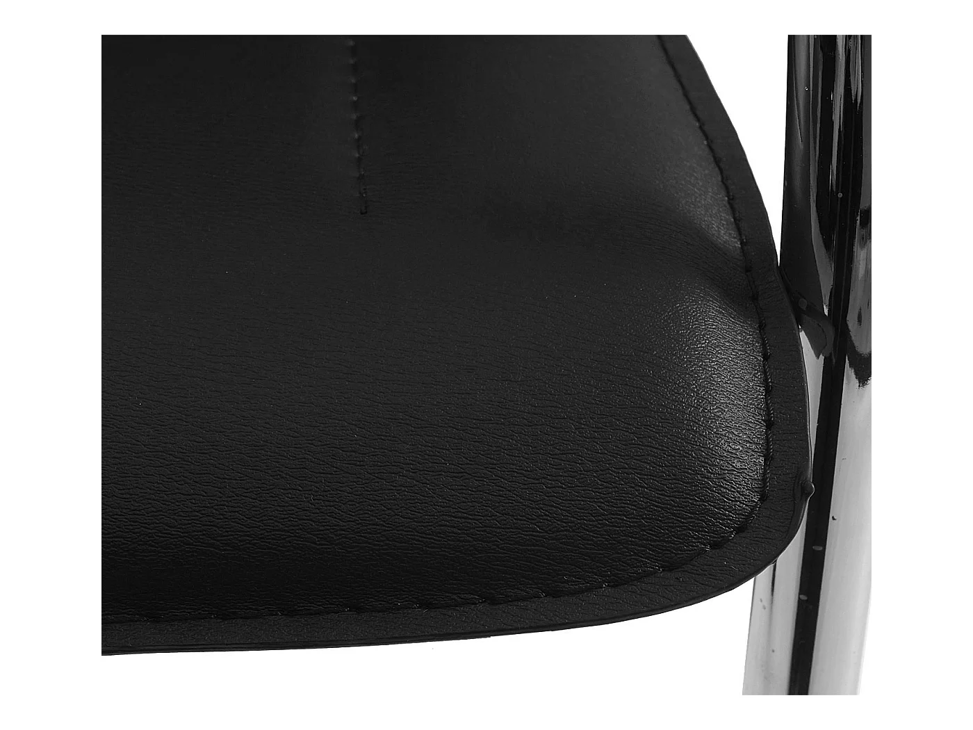 Chaise de salle à manger Perm,  noir