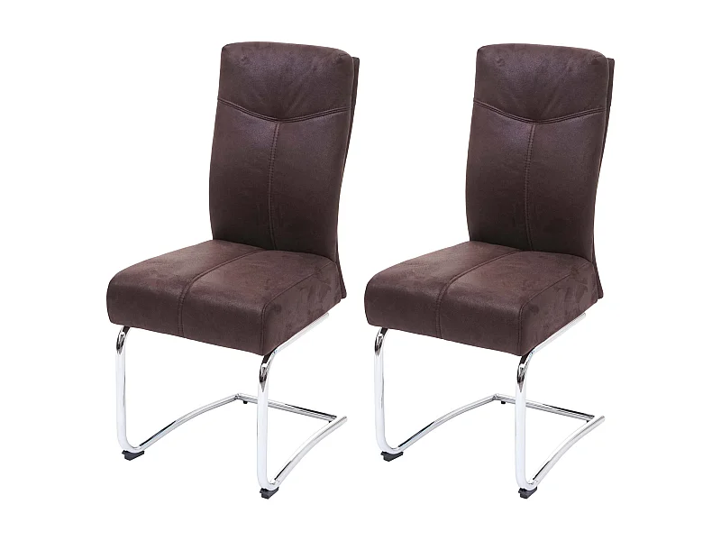 Eetkamerstoel MCW-G56 (set van 2),  bruin