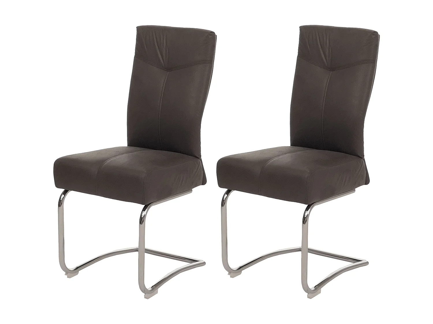 Chaise de salle à manger MCW-G56 (lot de 2),  gris