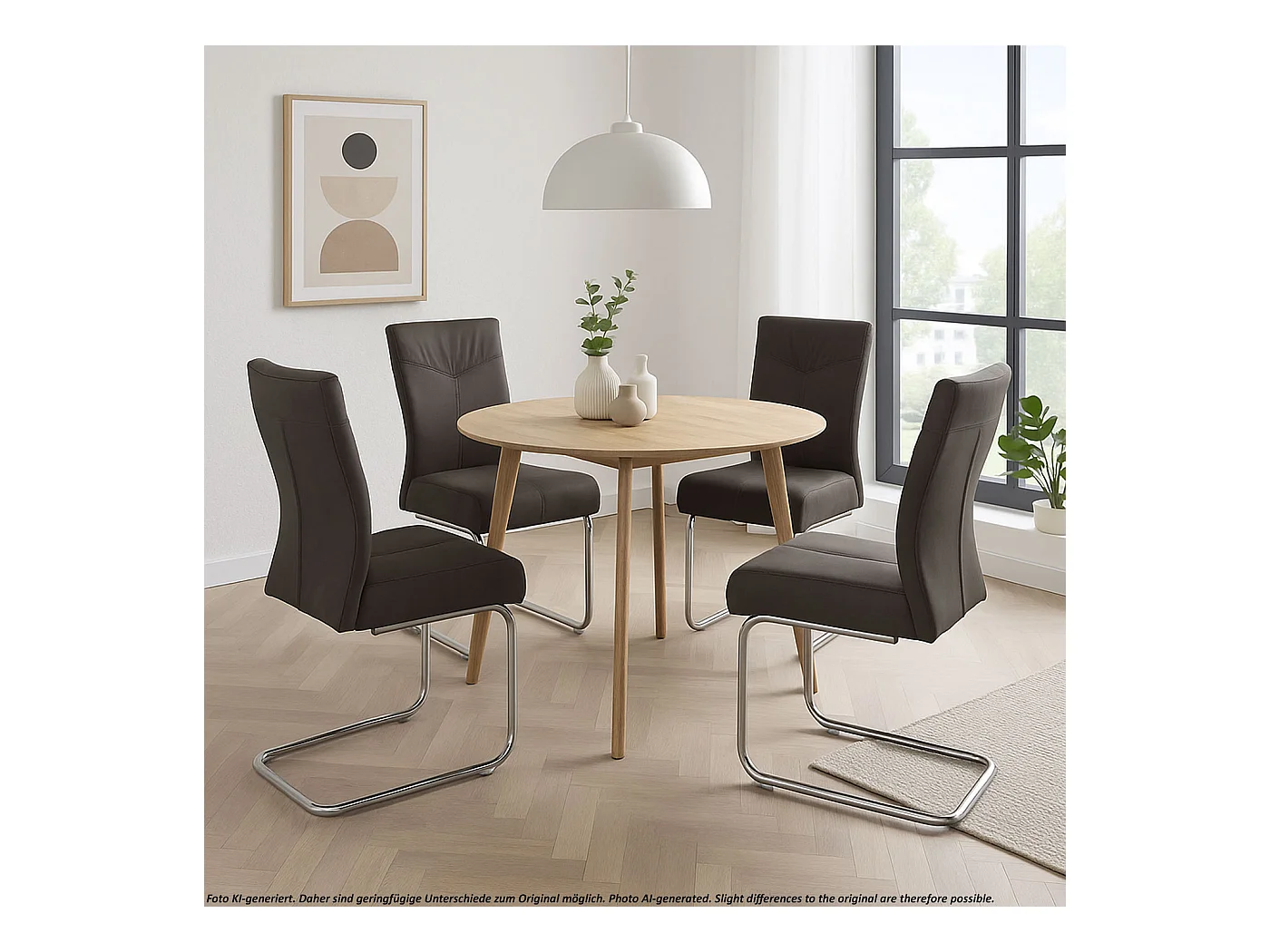 Chaise de salle à manger MCW-G56 (lot de 2),  gris