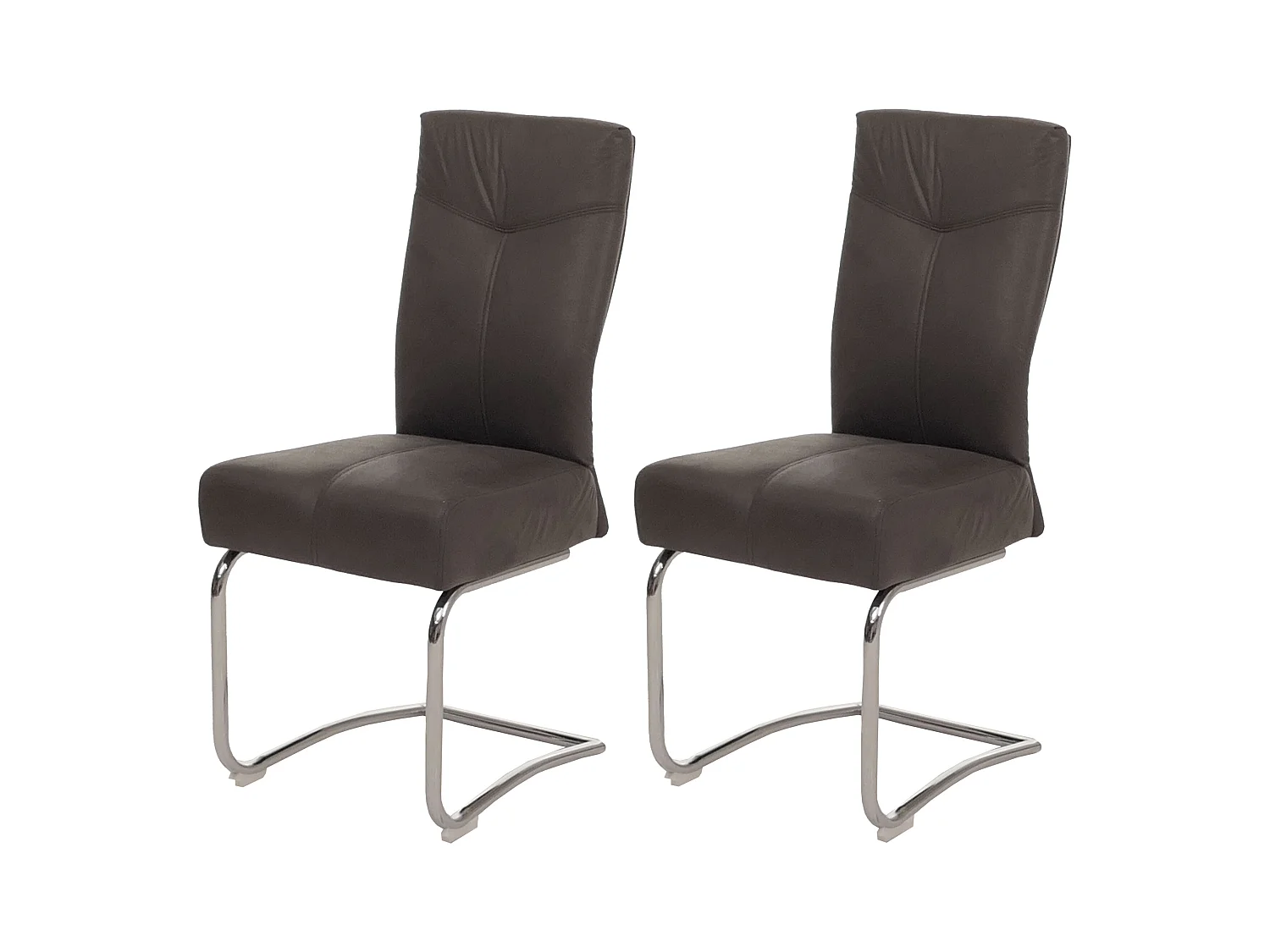 Chaise de salle à manger MCW-G56 (lot de 2),  gris