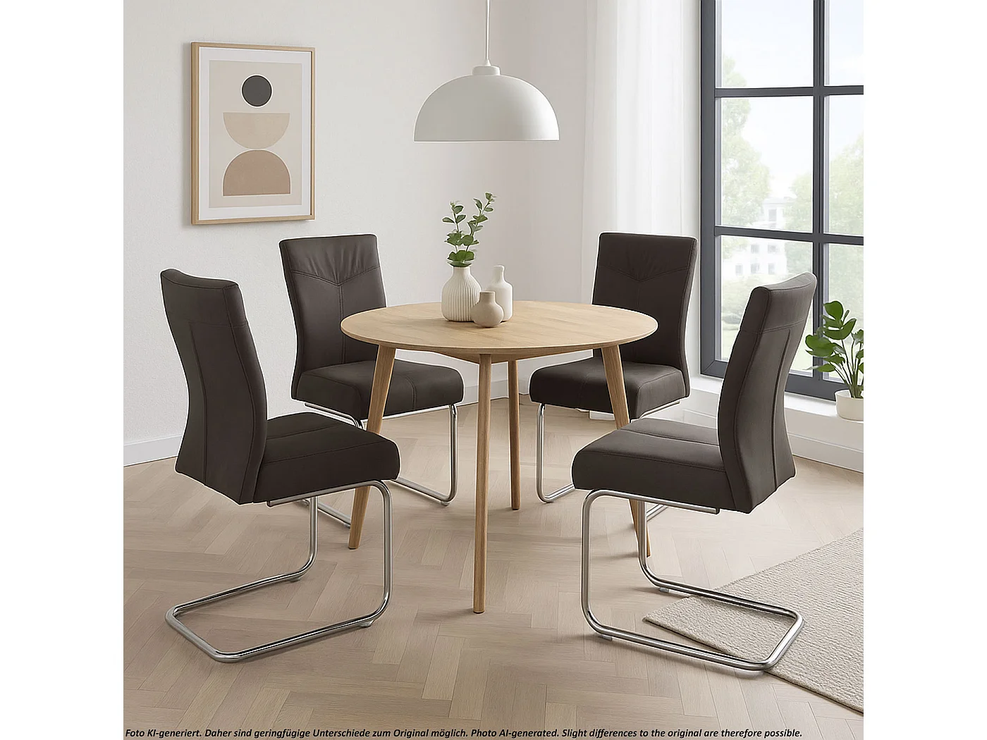 Chaise de salle à manger MCW-G56 (lot de 2),  gris