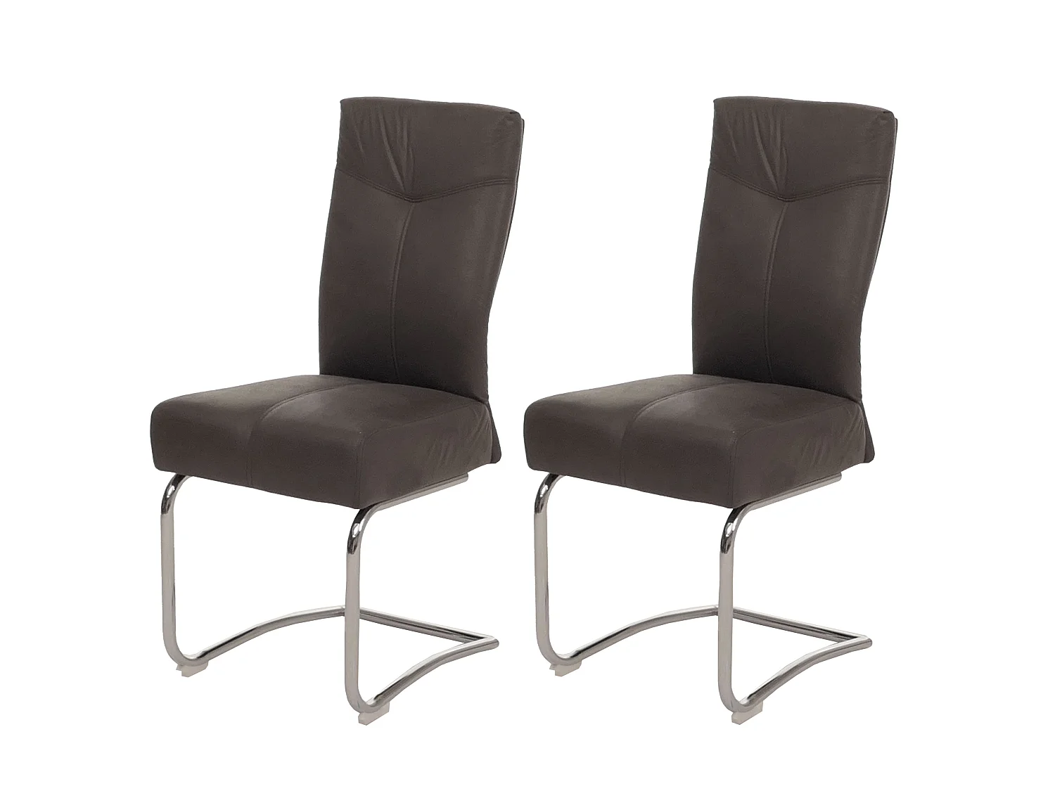 Chaise de salle à manger MCW-G56 (lot de 2),  gris