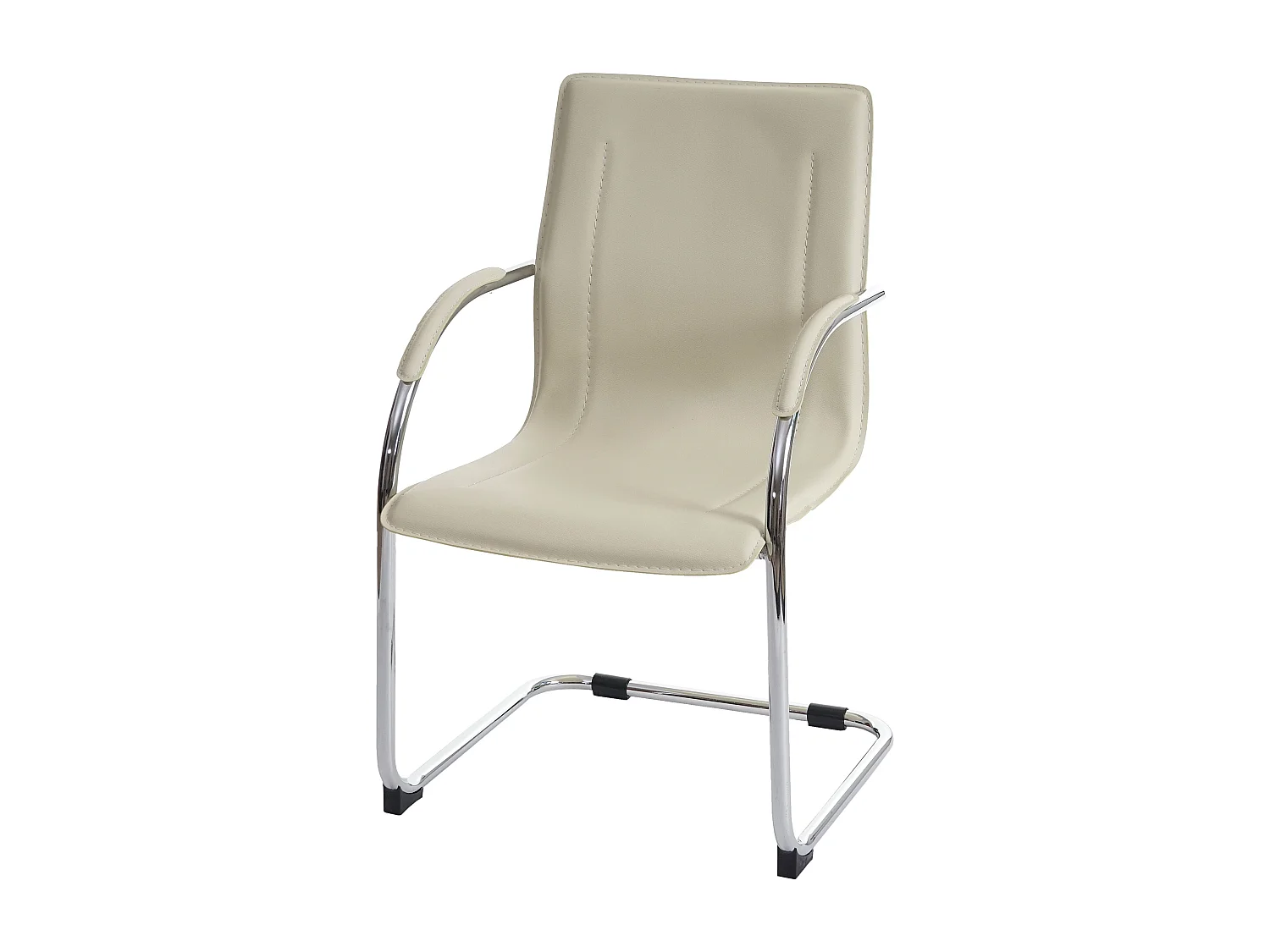 Silla de comedor Perm,  crema