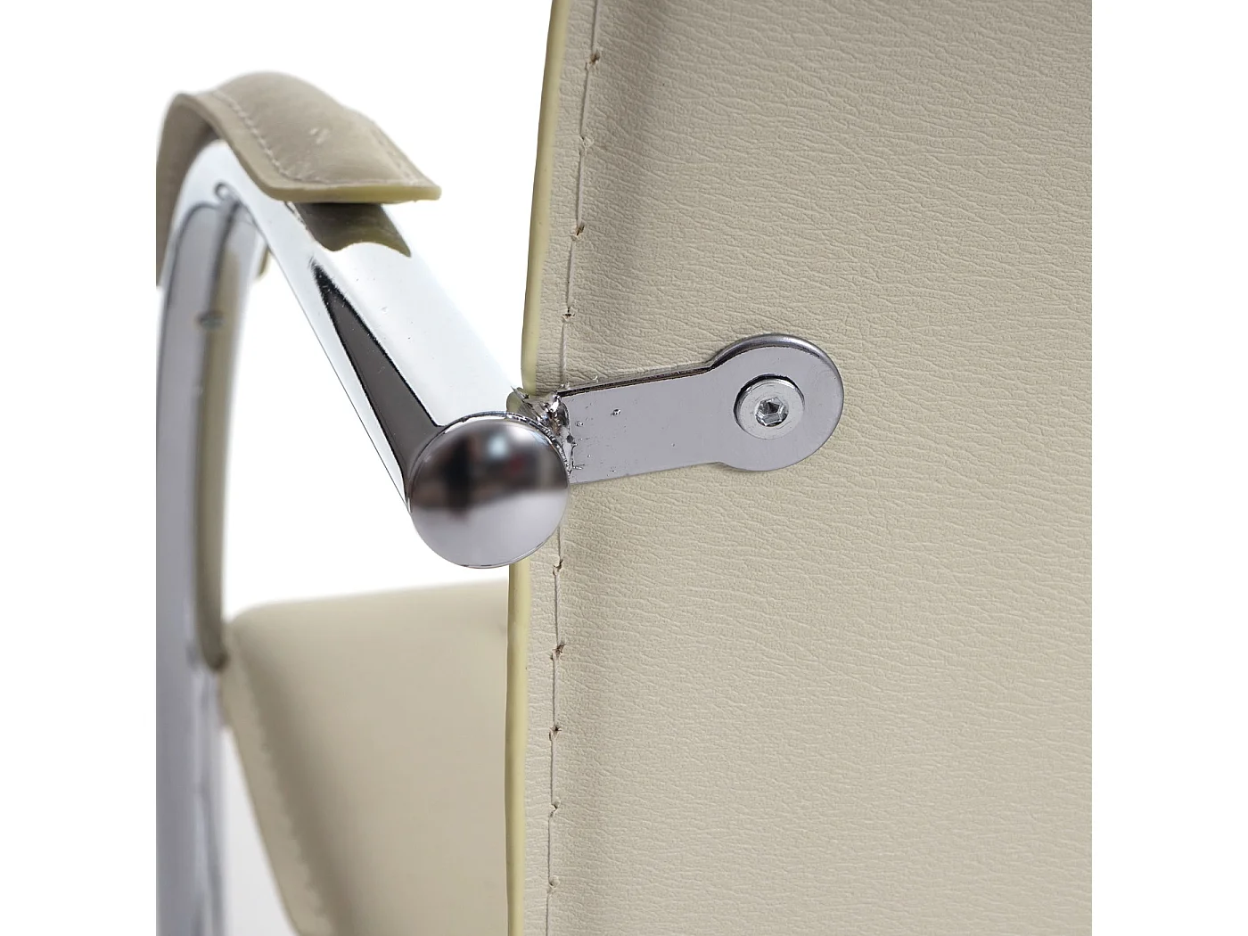 Silla de comedor Perm,  crema