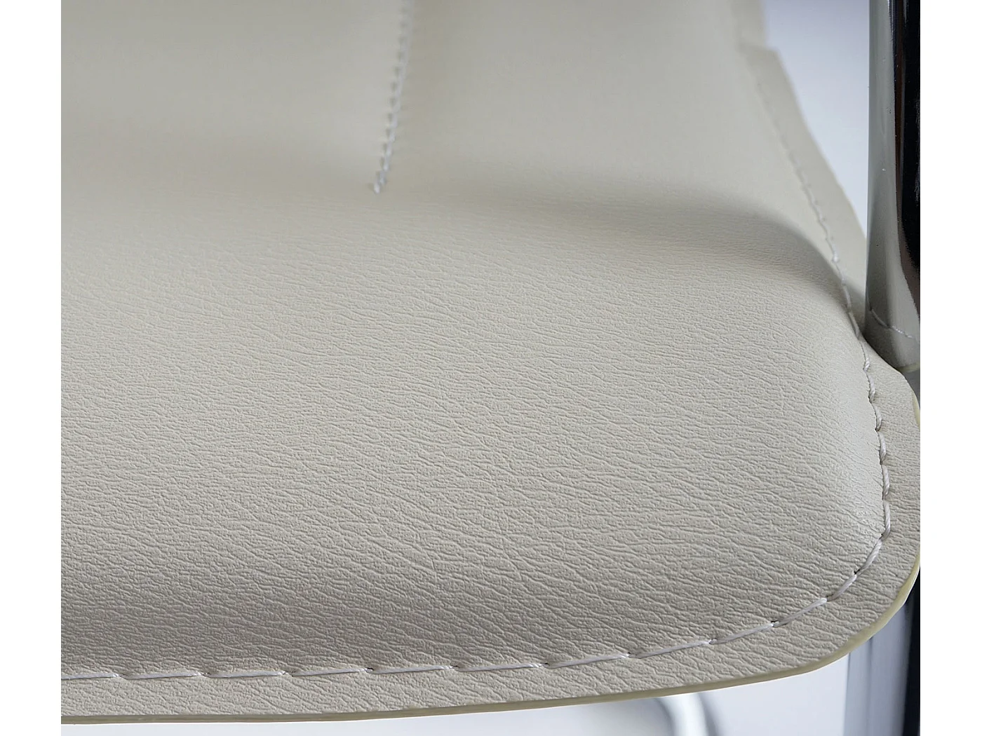 Silla de comedor Perm,  crema