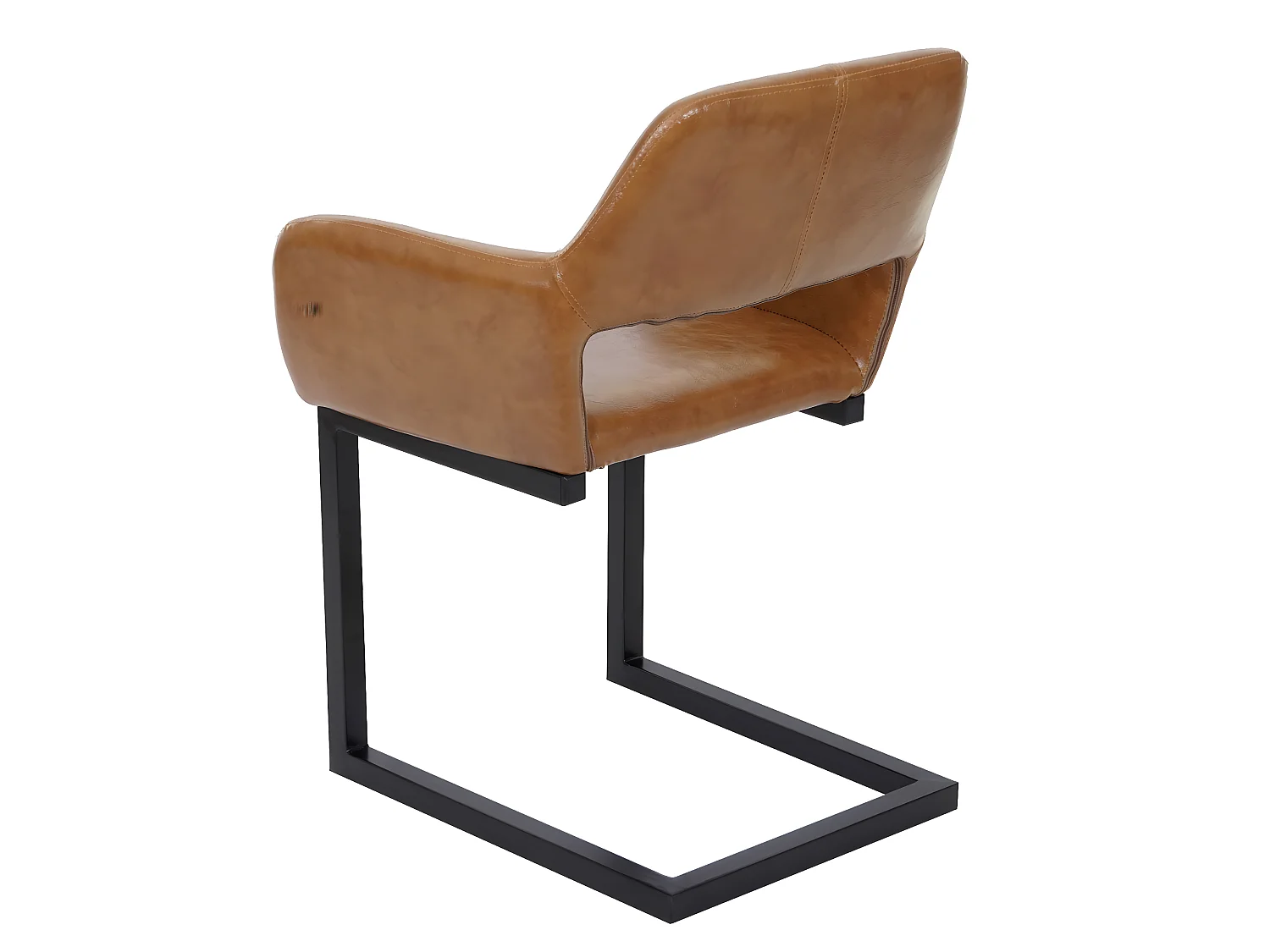 Chaise de salle à manger MCW-A50 II (lot de 6),  simili daim, brun