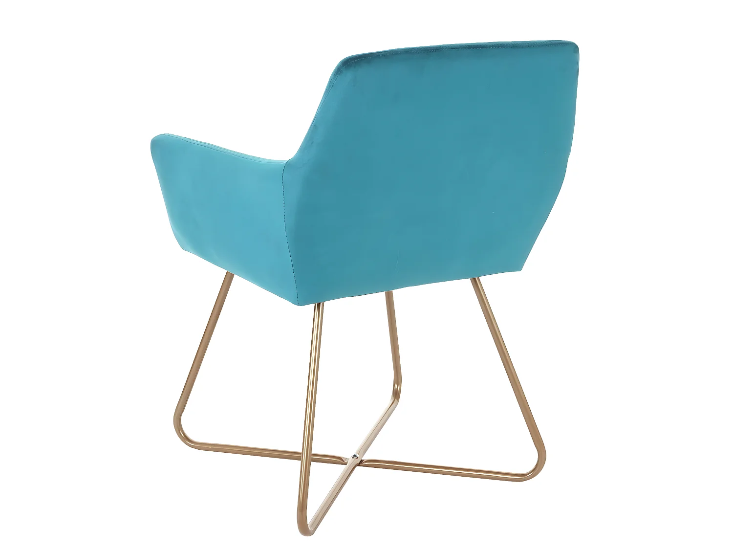 Chaise de salle à manger MCW-F37 (lot de 6),  bleu pétrole