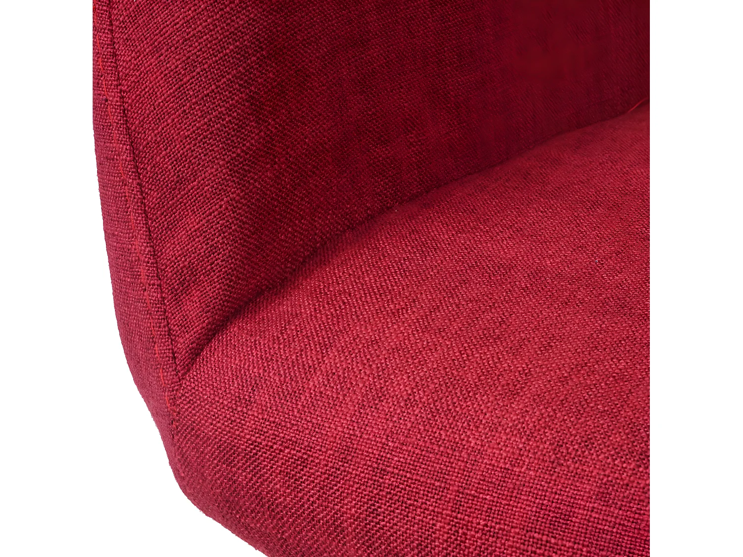 Esszimmerstuhl MCW-A50 II, Textil, purpurrot, helle Beine