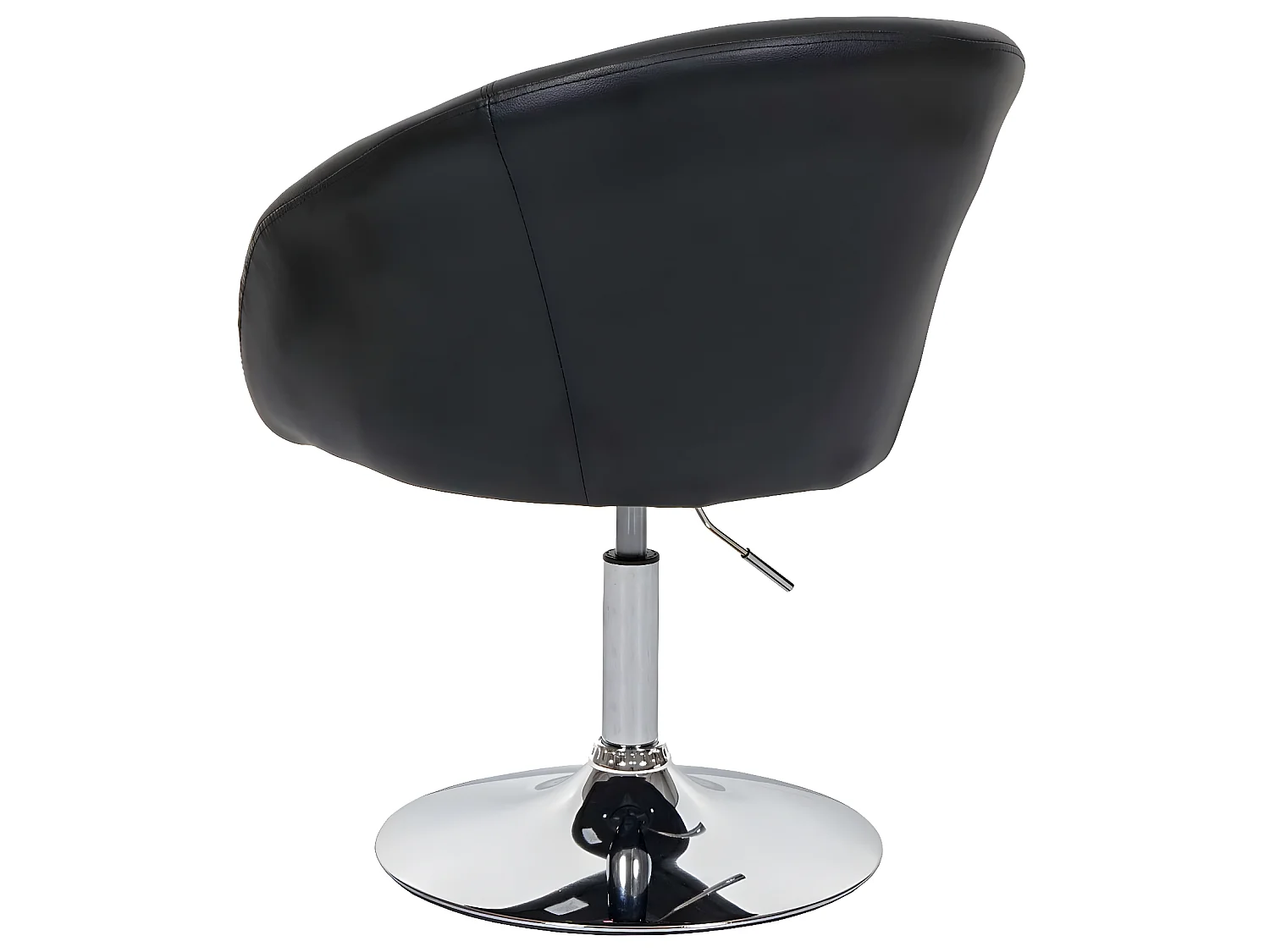 Eetkamerstoel MCW-F19,  kunstleer zwart