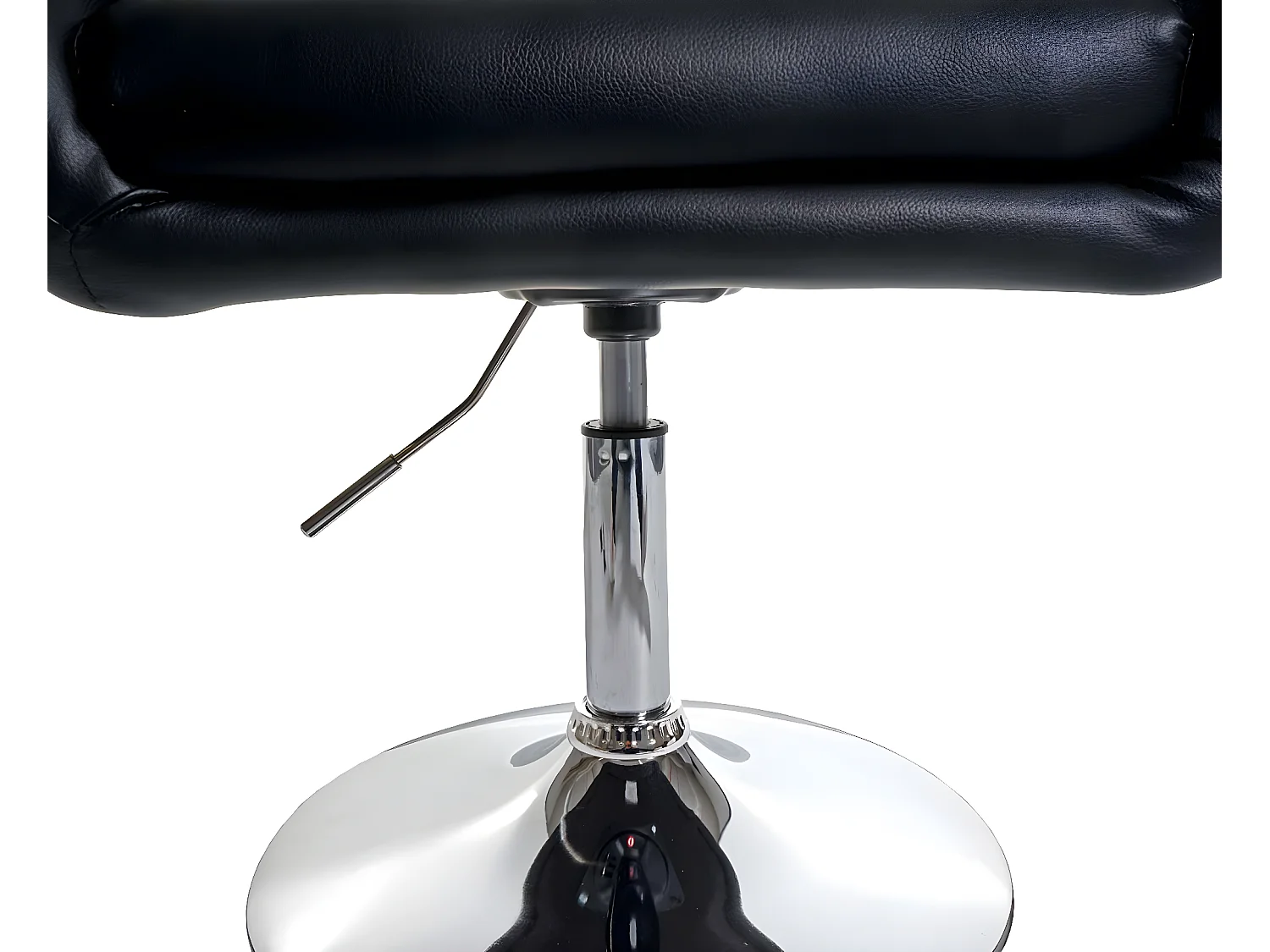 Eetkamerstoel MCW-F19,  kunstleer zwart