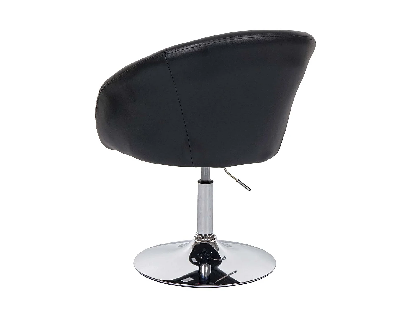 Eetkamerstoel MCW-F19,  kunstleer zwart