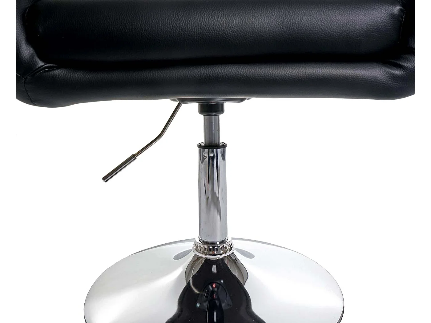 Eetkamerstoel MCW-F19,  kunstleer zwart