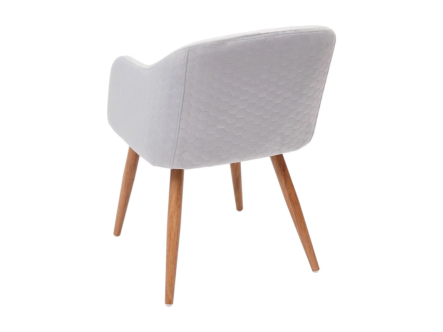 Chaise de salle à manger MCW-D71 (lot de 6),  velours gris clair