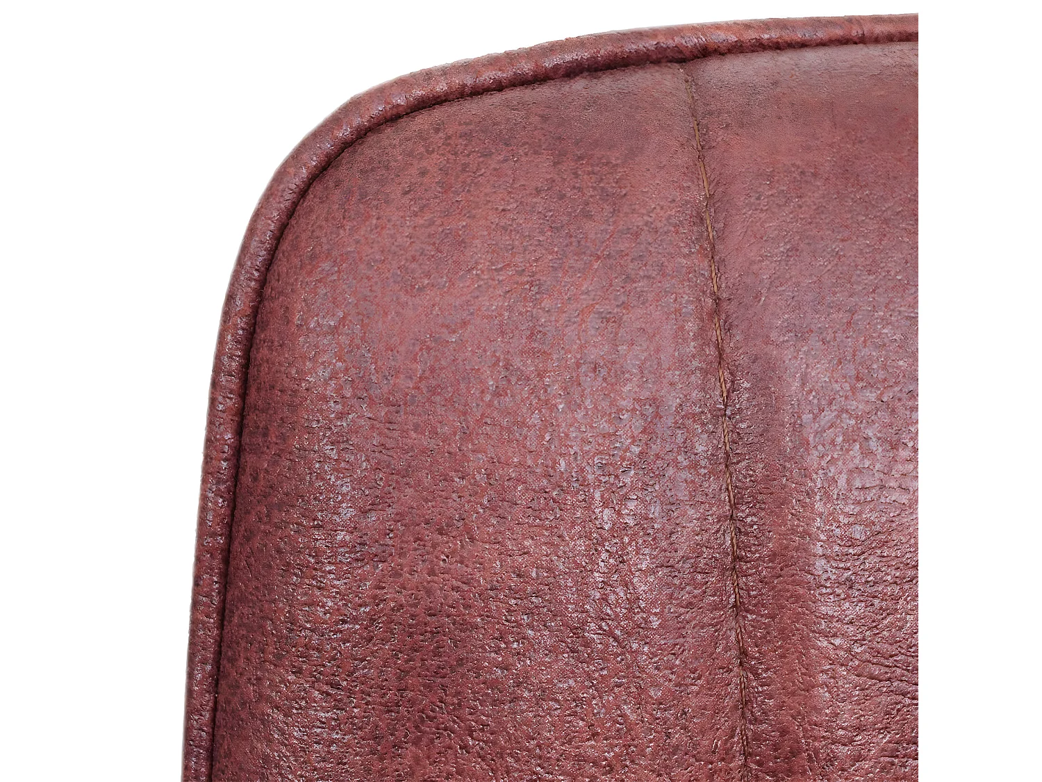 Cadeira de jantar MCW-G73,  aspeto de camurça castanha