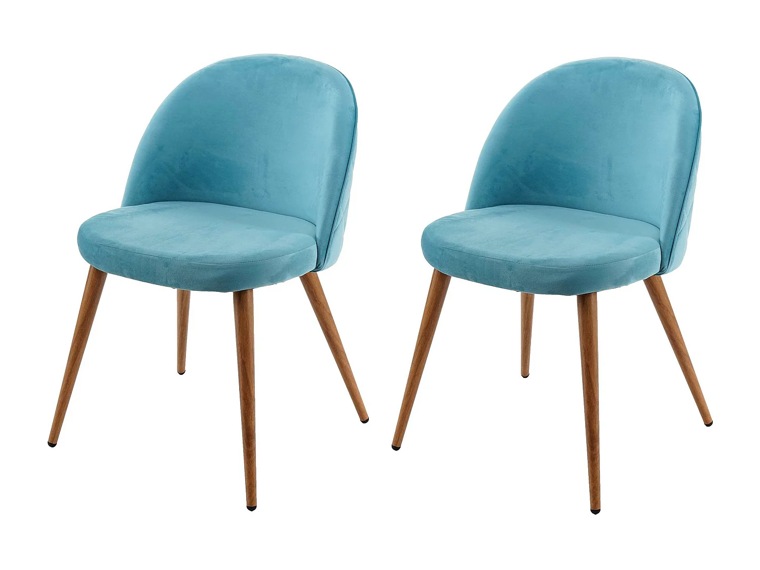 Eetkamerstoel MCW-D53 (set van 2),  turquoise