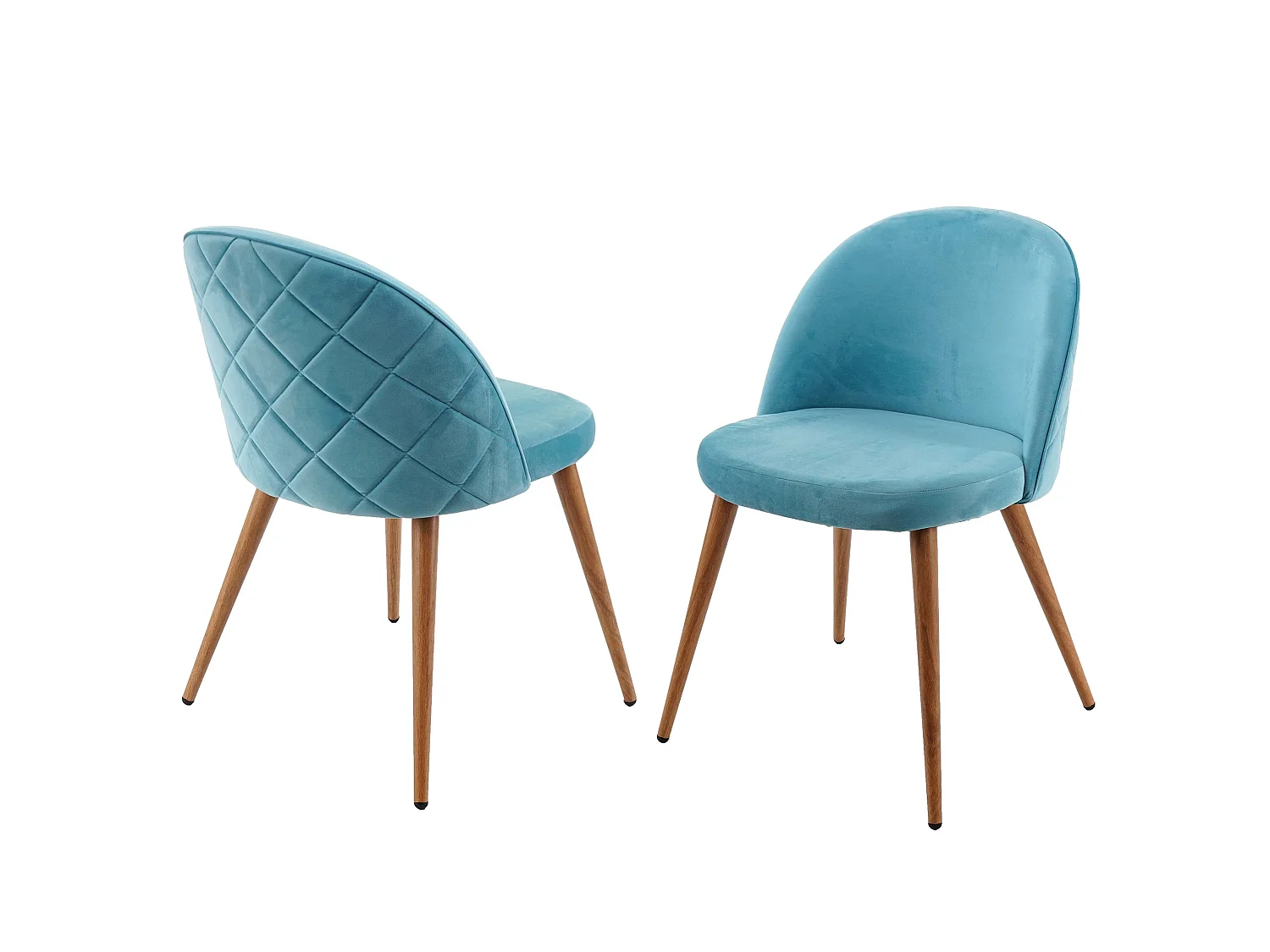 Krzesło do jadalni MCW-D53 (zestaw 2 sztuk),  turkusowy