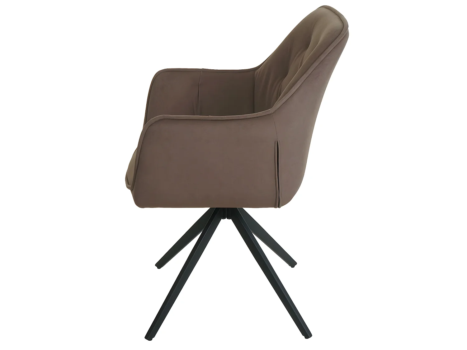 Krzesło do jadalni MCW-L80 (zestaw 6 sztuk),  brązowy