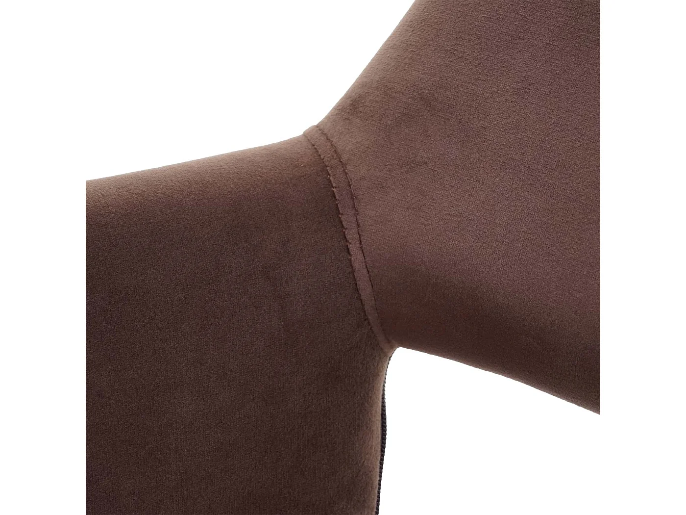 Eetkamerstoel MCW-A50 II,  kunstleer/stof, lichtbruin, lichtgekleurde poten