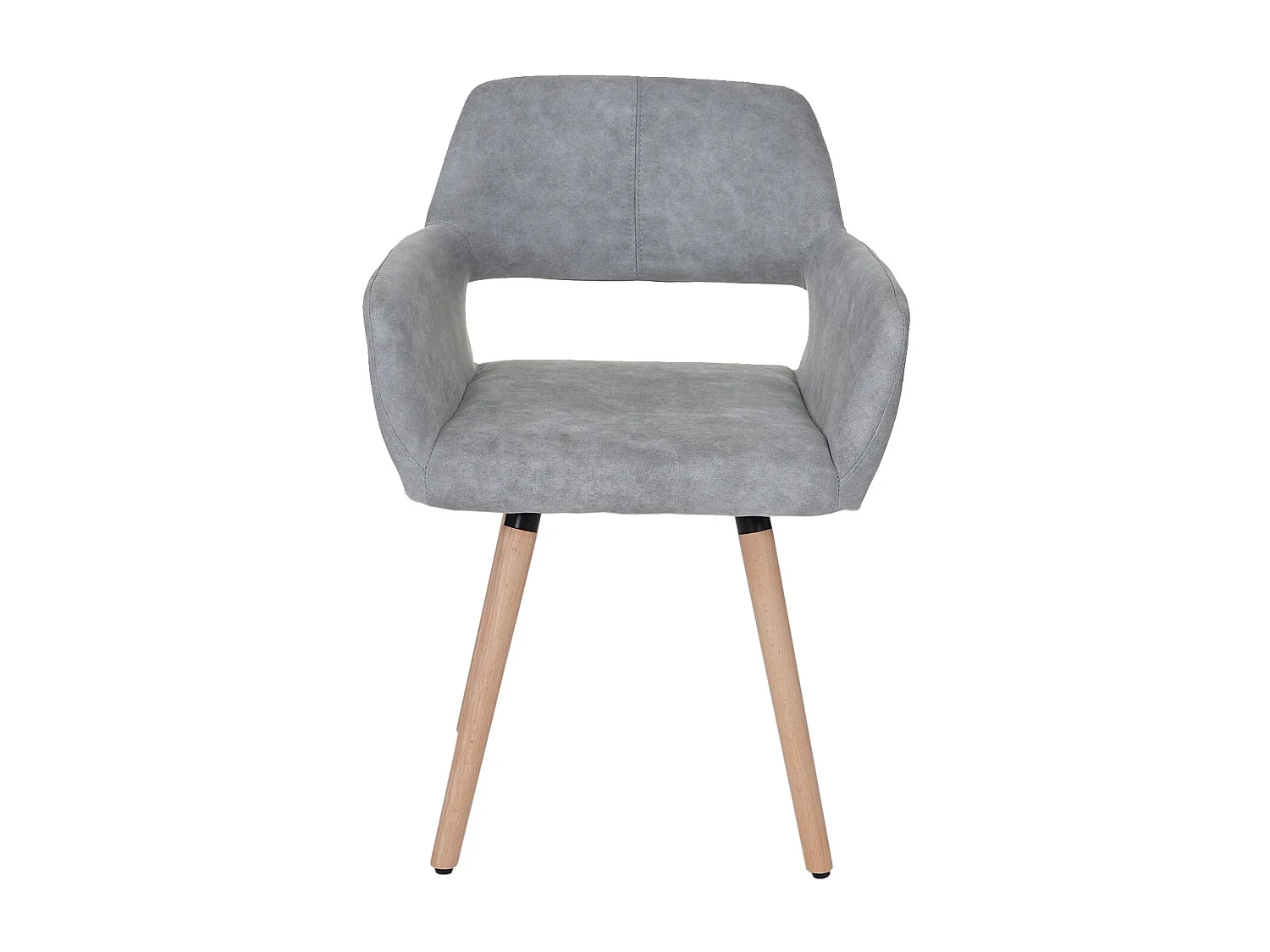 Chaise de salle à manger MCW-A50 II,  tissu, gris béton