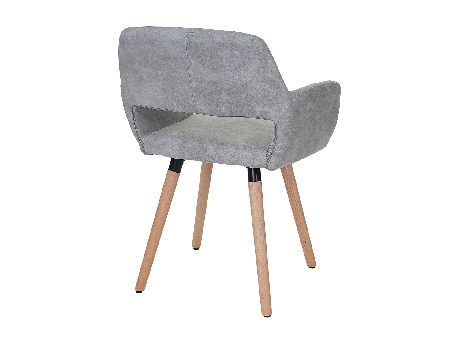 Chaise de salle à manger MCW-A50 II,  tissu, gris béton