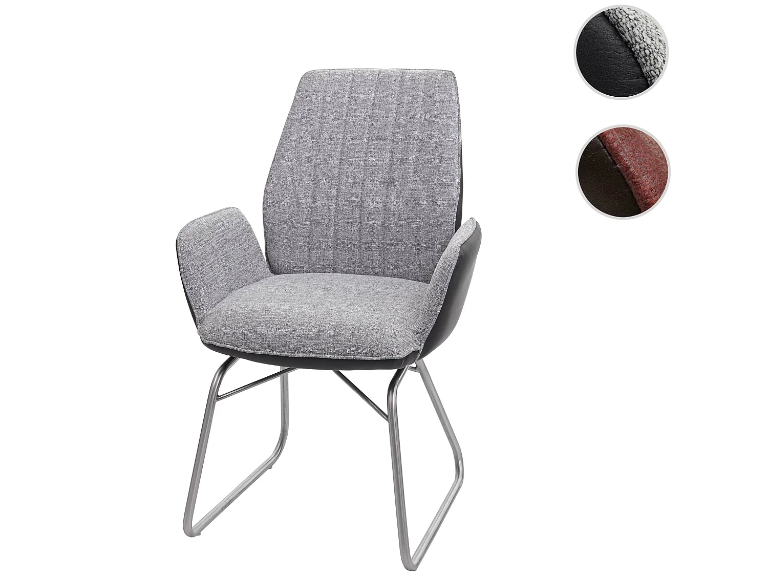 Eetkamerstoel MCW-G73,  grijs