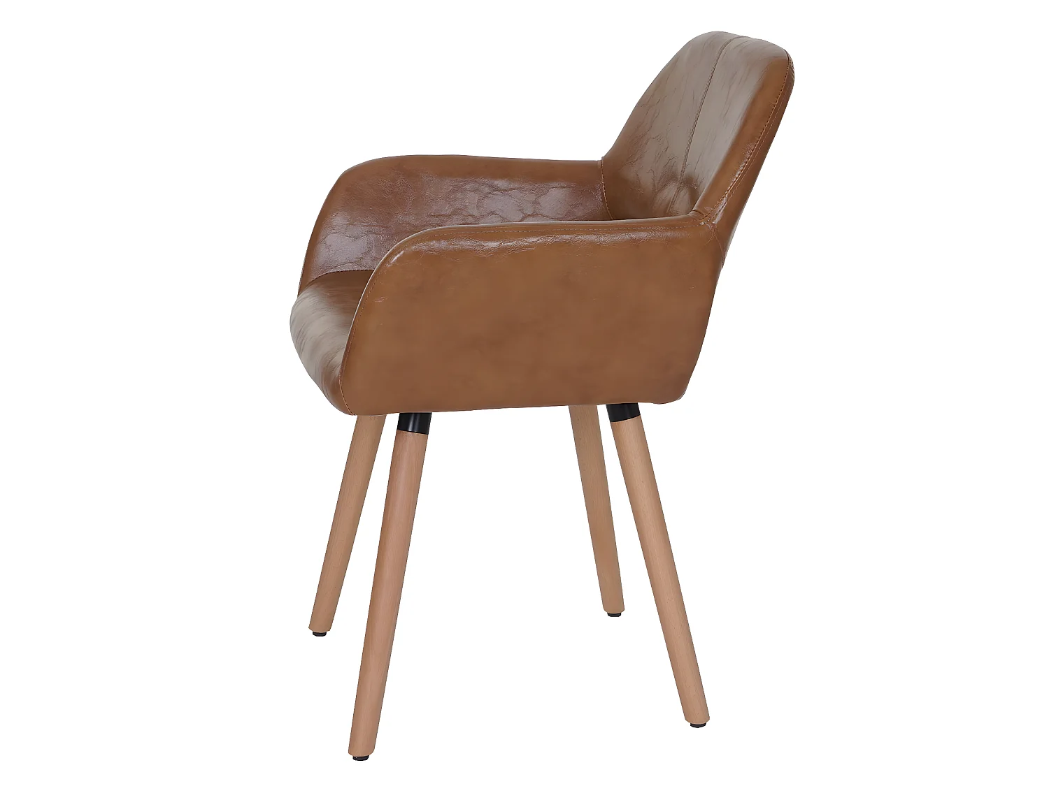 Chaise de salle à manger MCW-A50 II,  similicuir, aspect daim